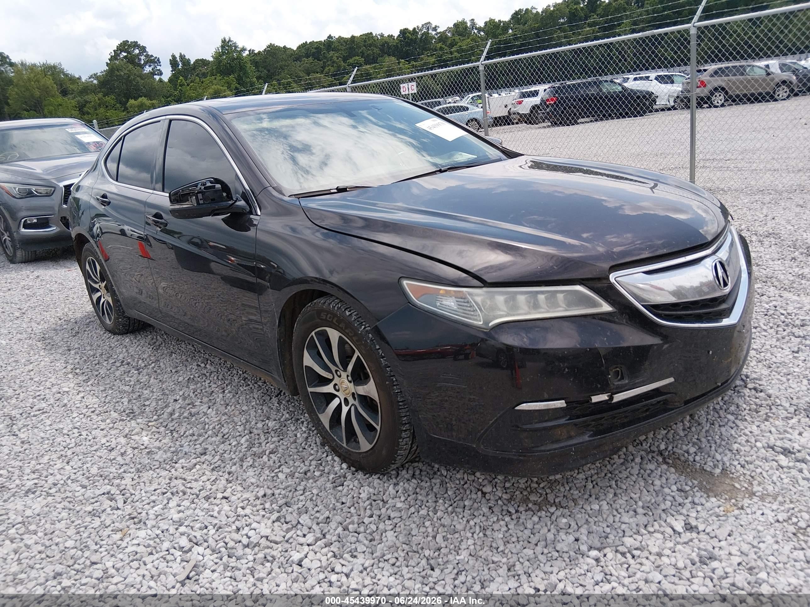 2017 Acura TLX, VIN 19UUB1F34HA009407 — Rear end