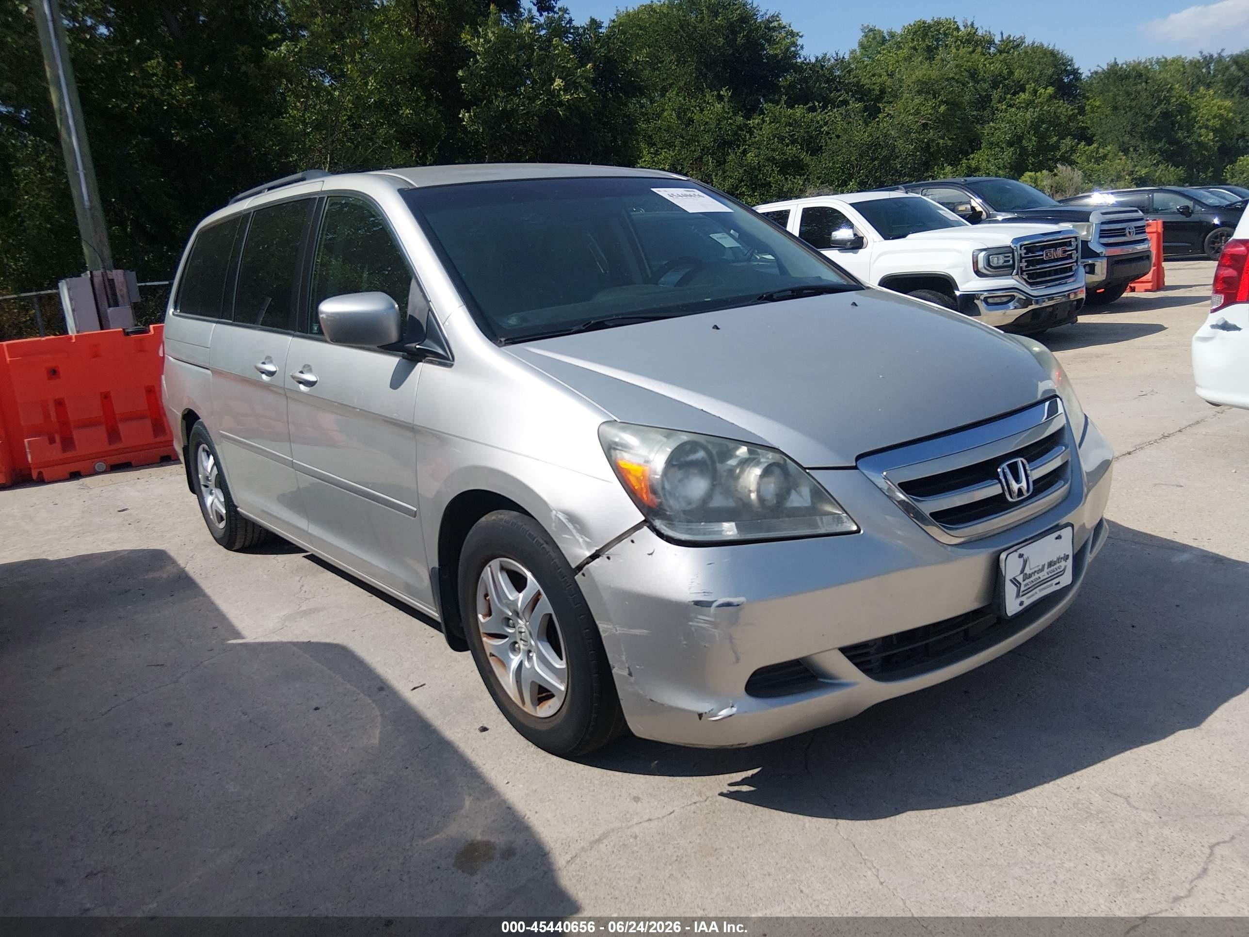 2007 Honda Odyssey EX, VIN 5FNRL38427B045170 — Обычный износ