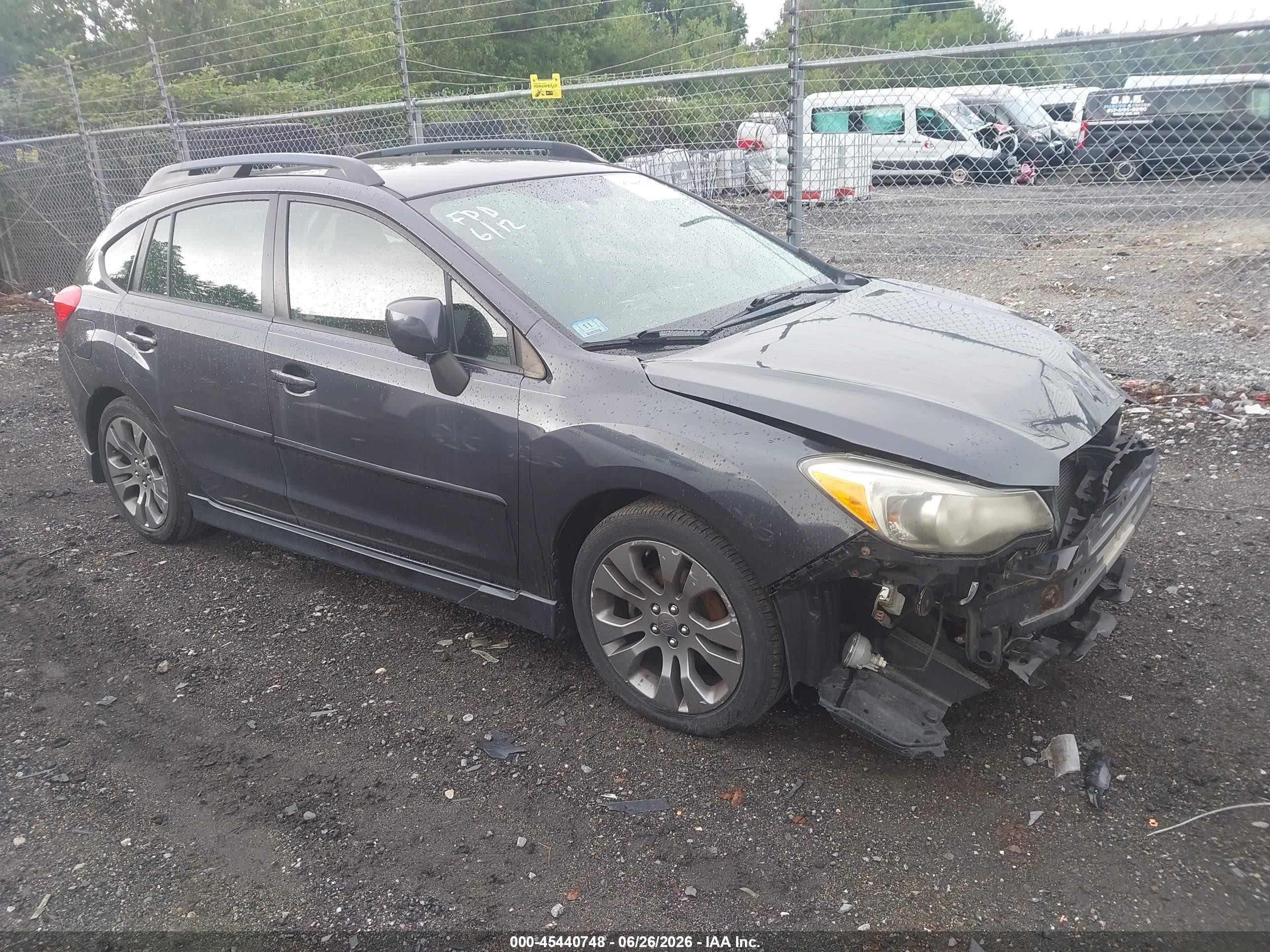 2013 Subaru Impreza Special Sports Premium, VIN JF1GPAL67D2814243 — Front end