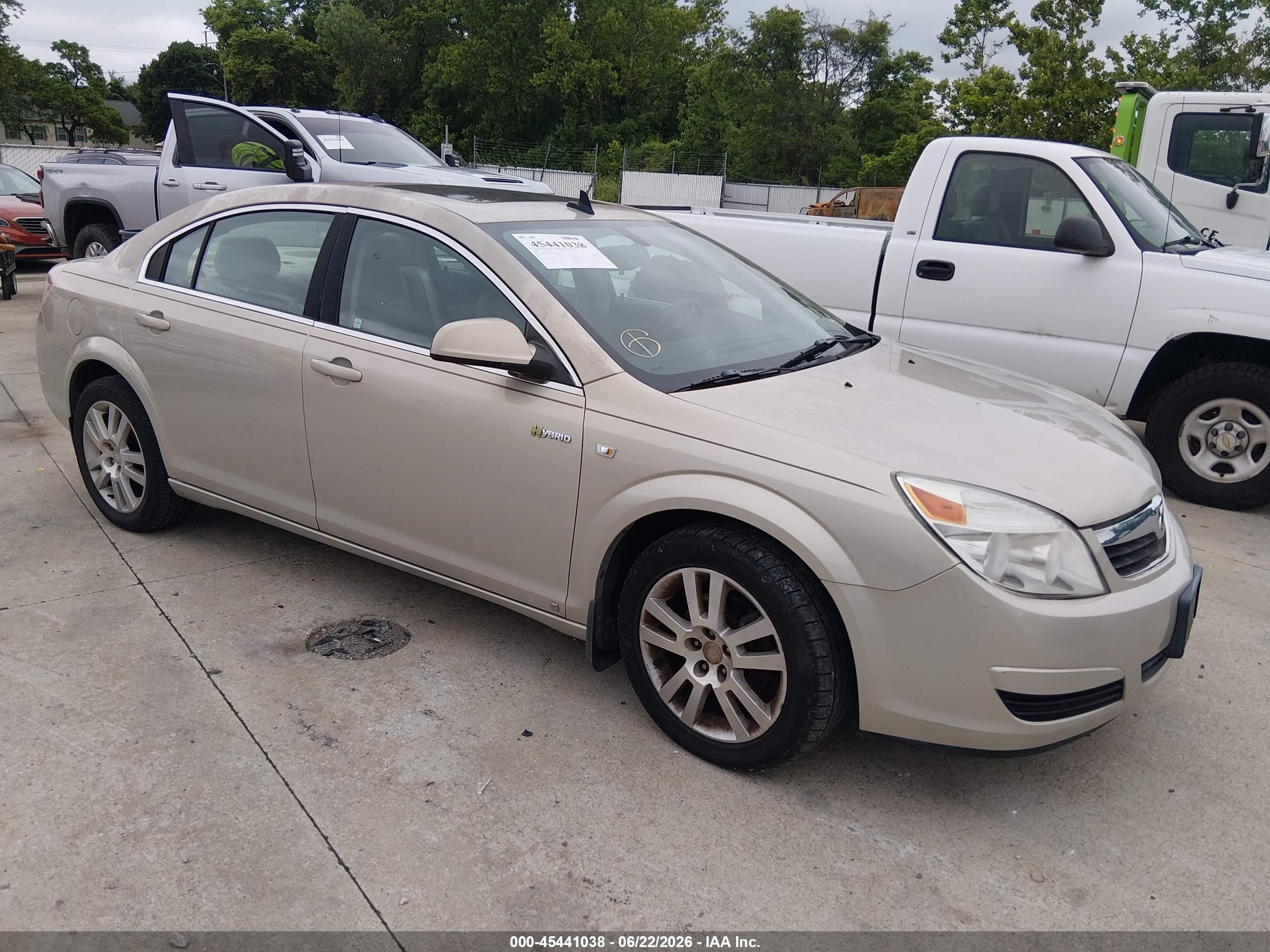 2009 Saturn Aura, VIN 1G8ZR57589F181350 — Обычный износ