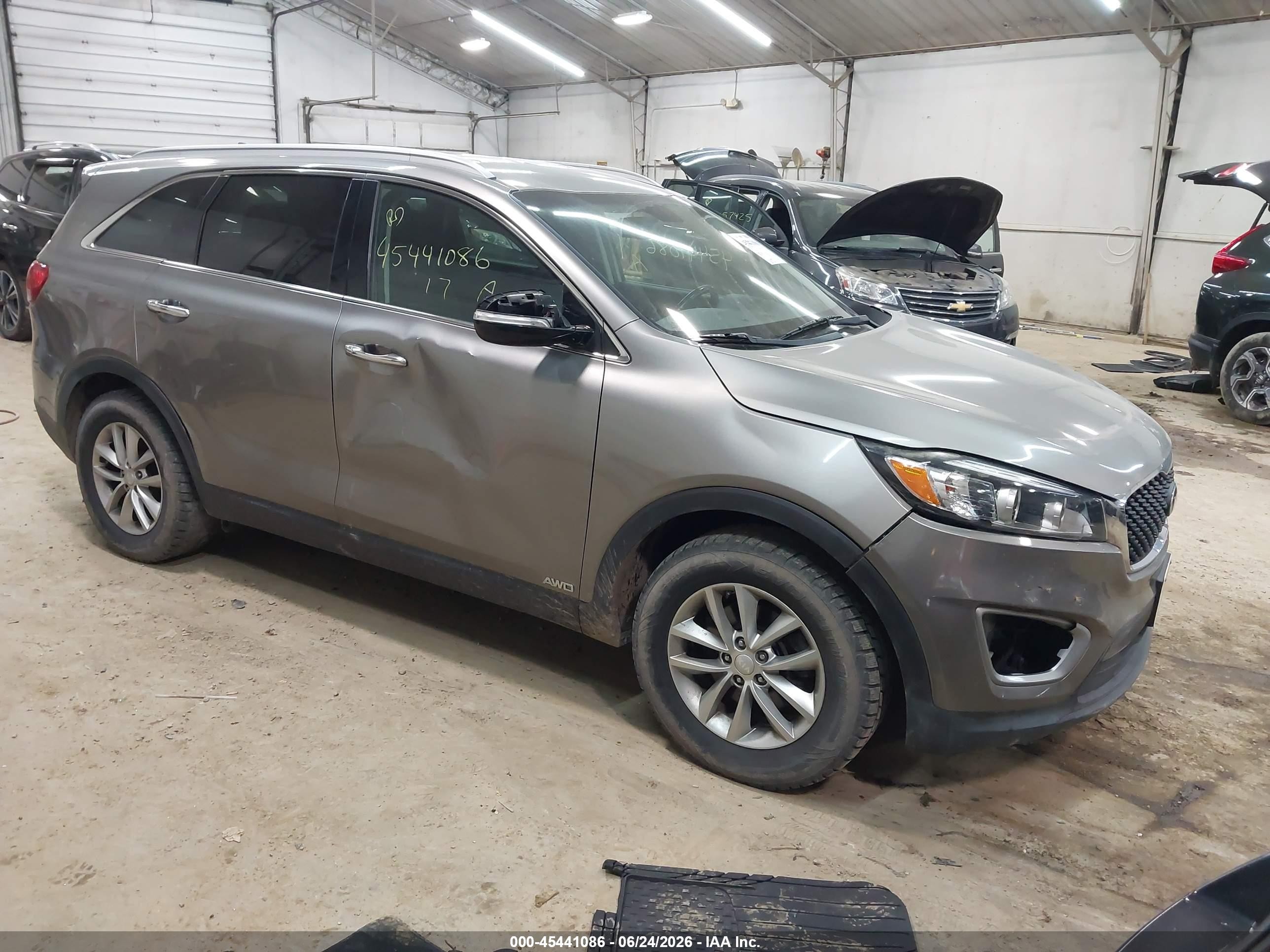 2017 Kia Sorento LX, VIN 5XYPGDA35HG335142 — Side