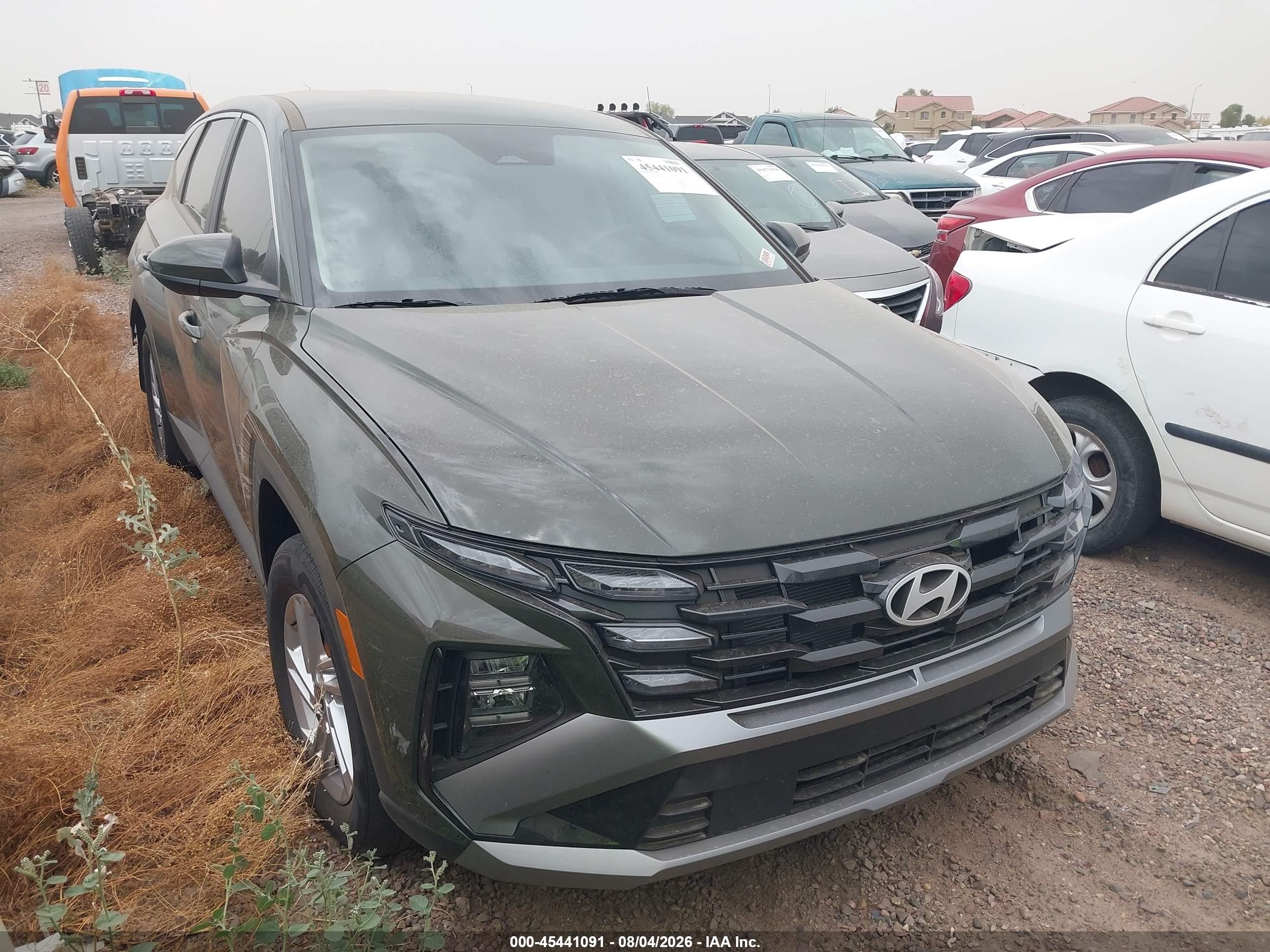2026 Hyundai Tucson SE, VIN 5NMJA3DE8TH713631 — Rear end