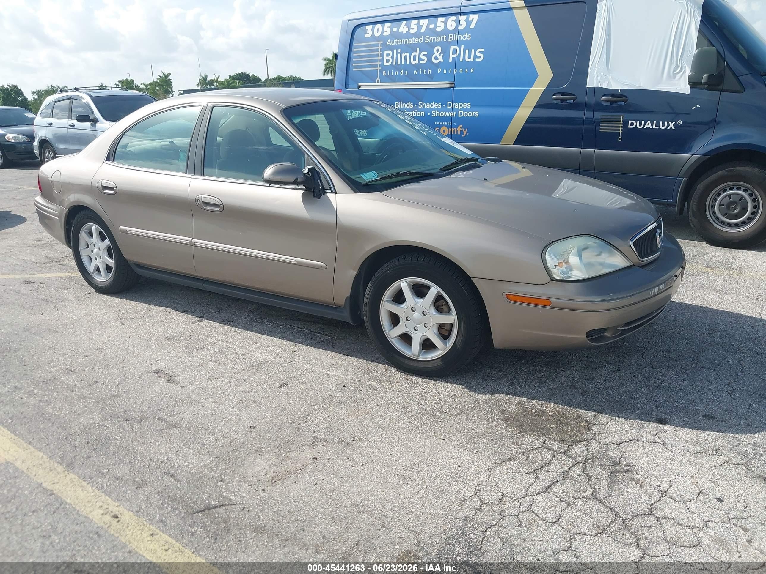 2002 Mercury Sable GS, VIN 1MEFM50U22G644204 — Normal wear