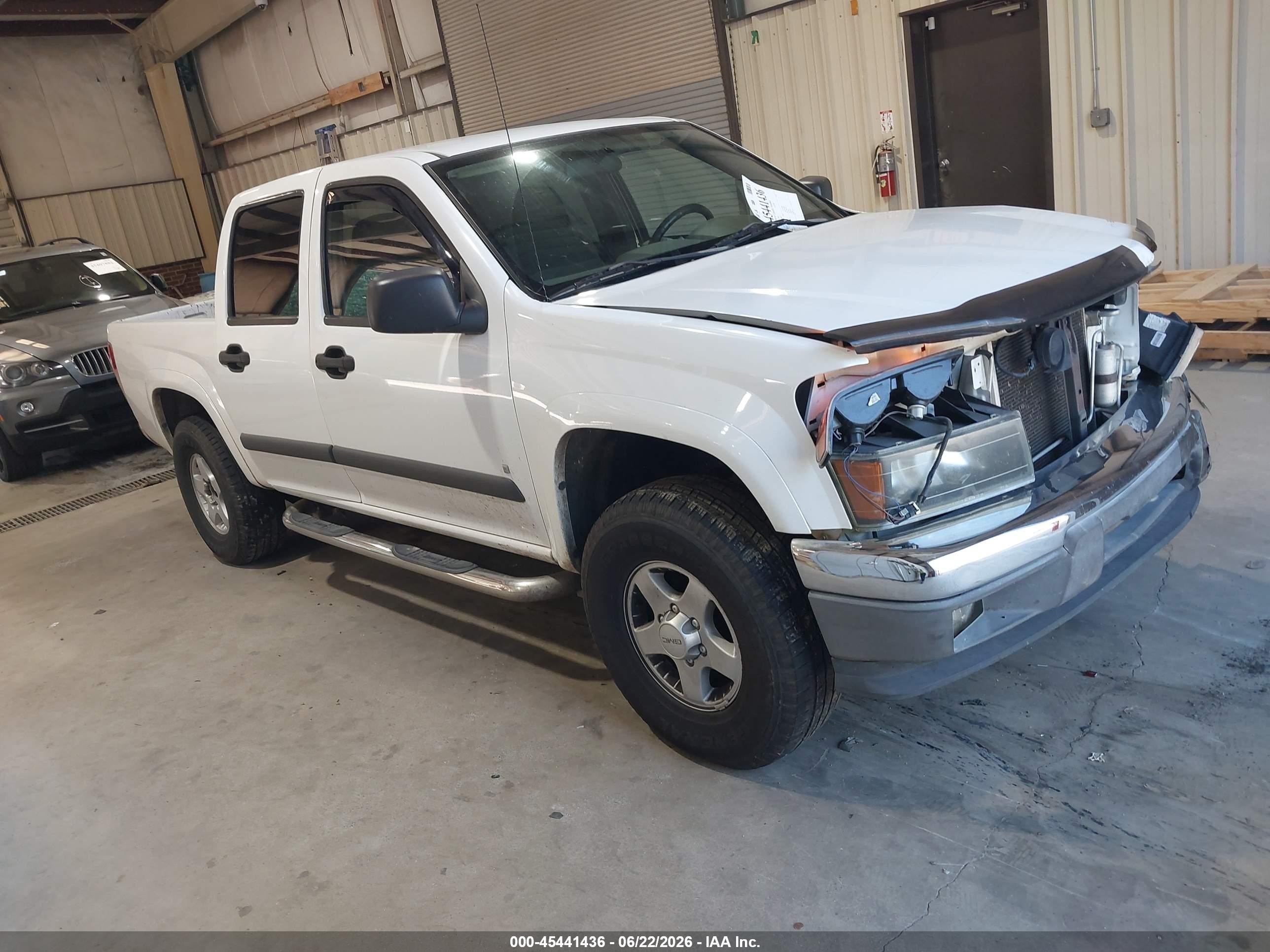 2008 GMC Canyon SLE2, VIN 1GTDT43E688189872 — Front end