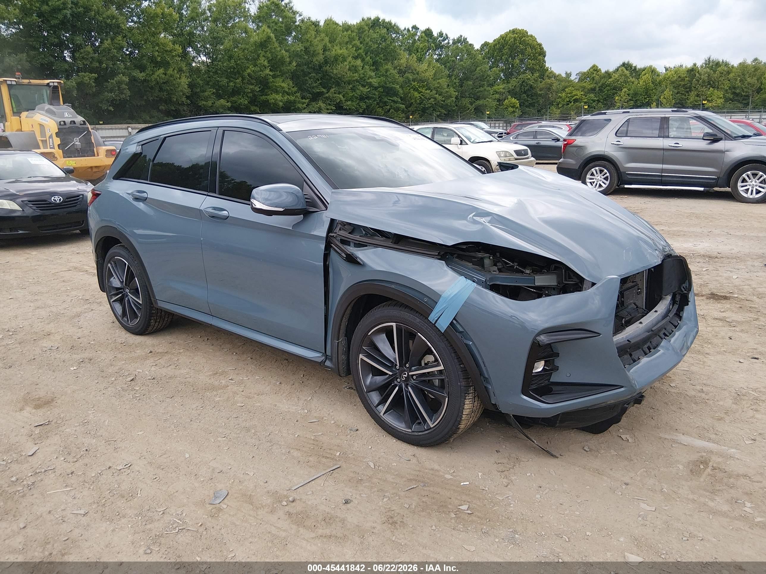 2023 Infiniti QX50 Sport, VIN 3PCAJ5FB5PF106043 — Front end