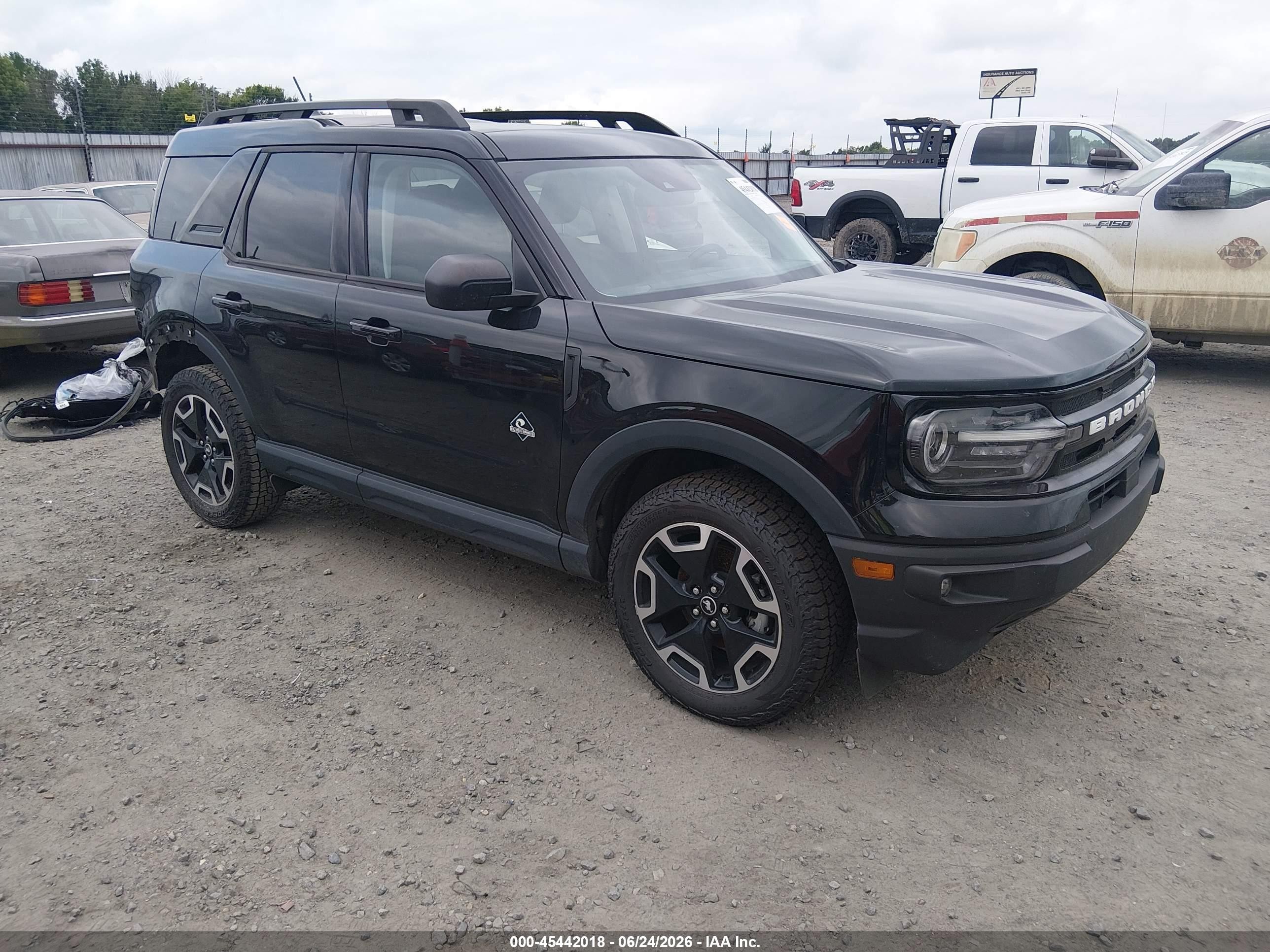 2023 Ford Bronco Sport Outer Banks, VIN 3FMCR9C63PRD64720 — Rear end