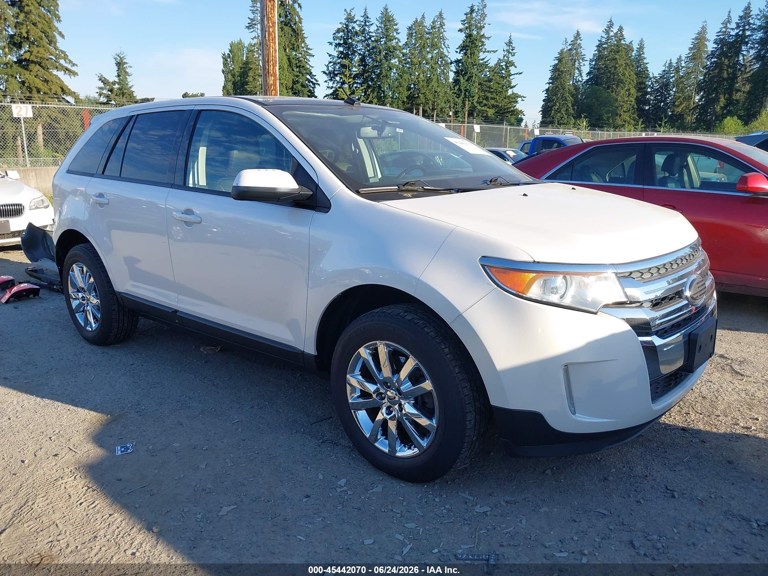 2013 Ford Edge SEL, VIN 2FMDK4JC3DBB67304 — Rear end