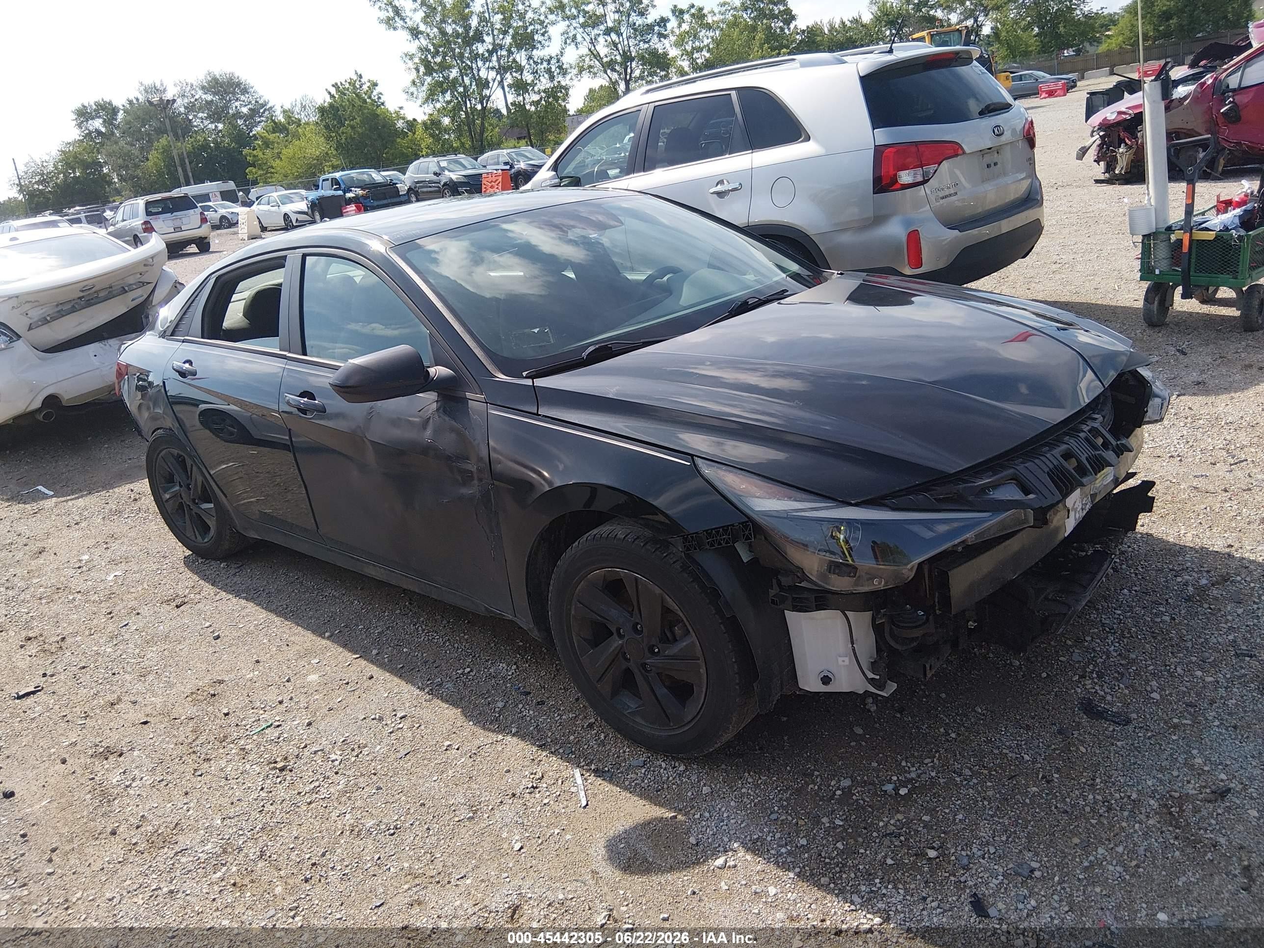 2022 Hyundai Elantra SEL, VIN 5NPLM4AG5NH064663 — Normal wear