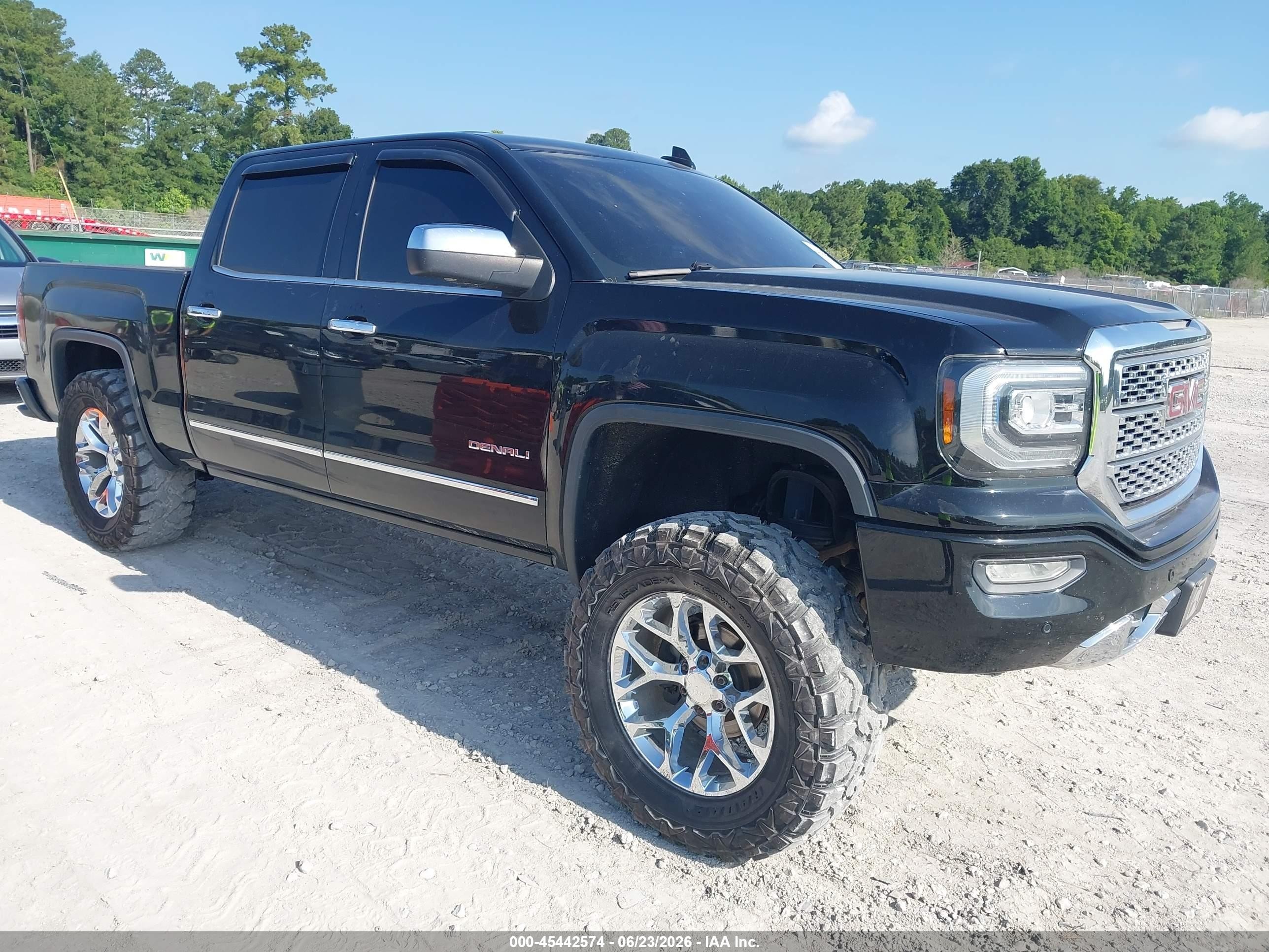 2017 GMC Sierra 1500 Denali, VIN 3GTU2PEJ7HG137269 — Water / flood