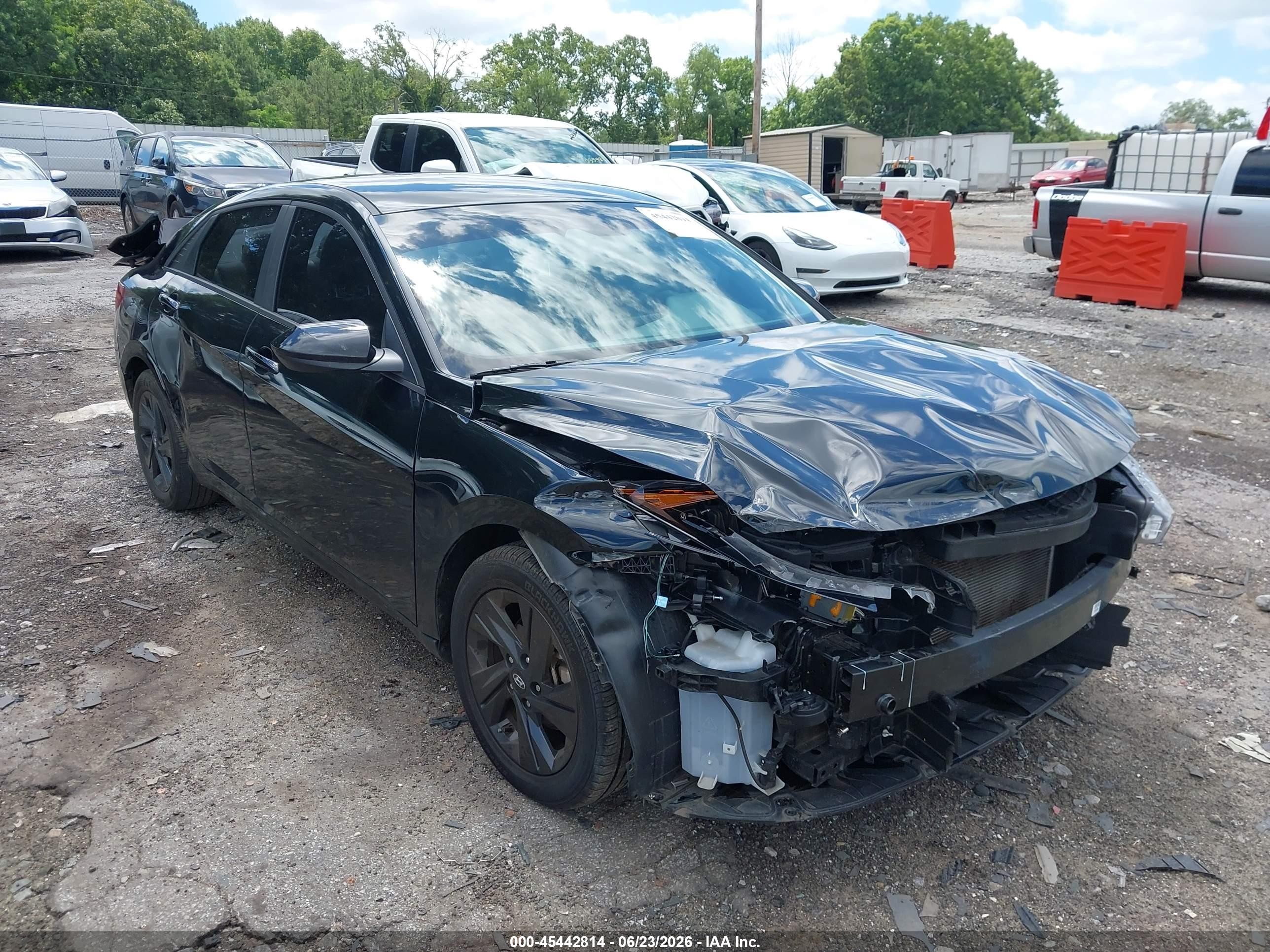 2023 Hyundai Elantra SEL, VIN KMHLM4AG4PU628839 — Rear end
