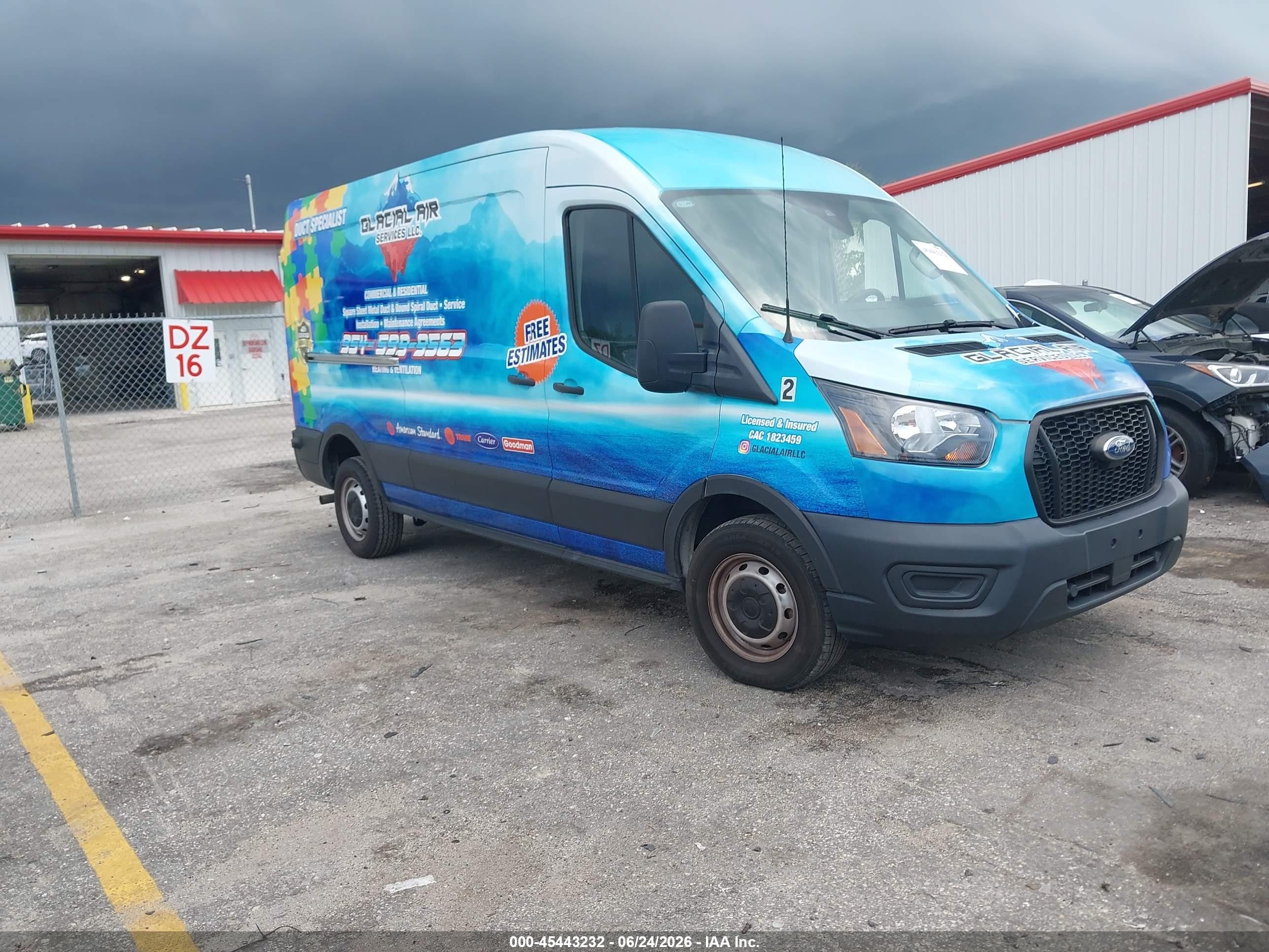2024 Ford Transit Cargo, VIN 1FTBR1C86RKA10846 — Side