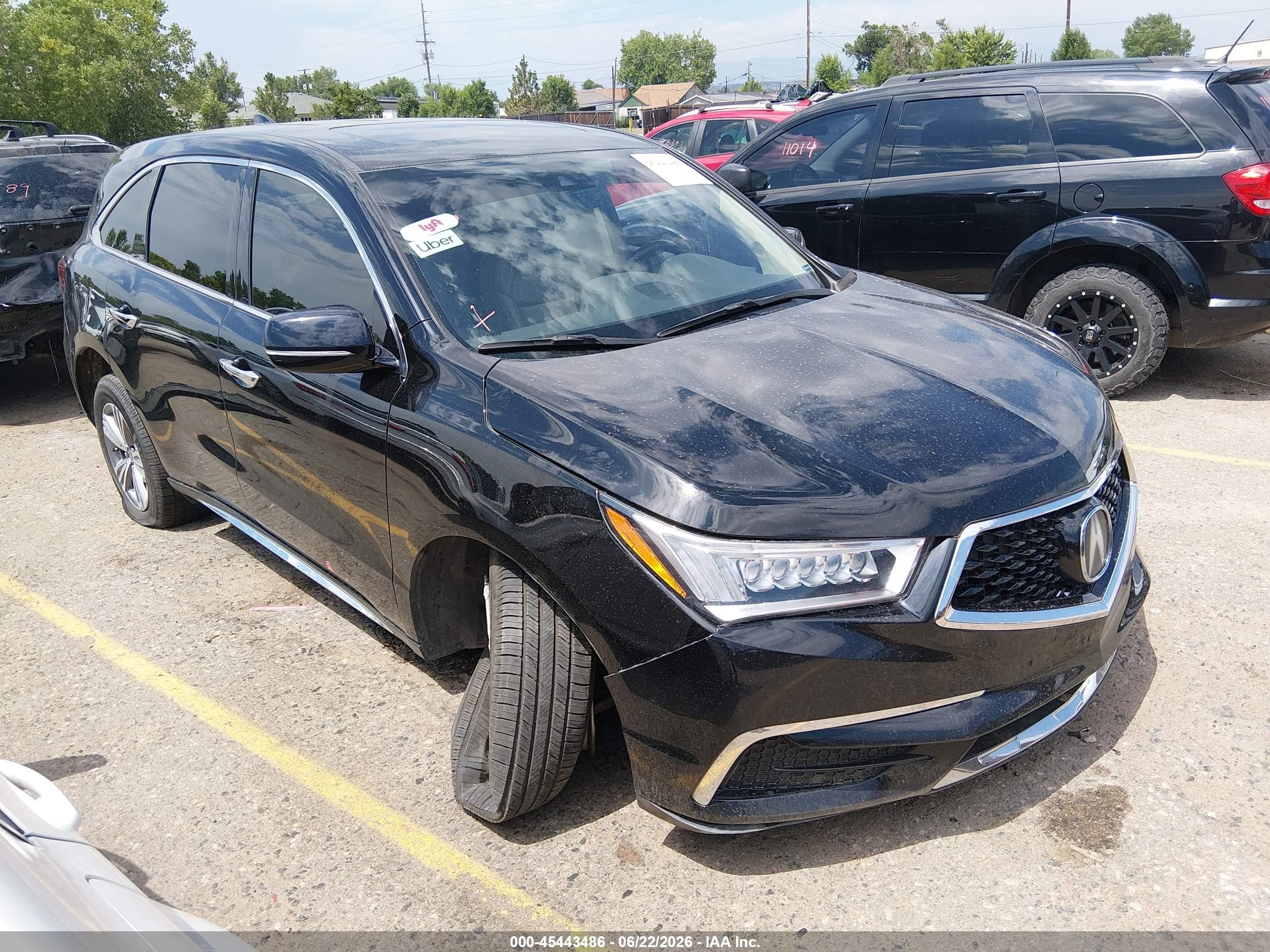 2020 Acura MDX, VIN 5J8YD4H37LL056258 — Undercarriage
