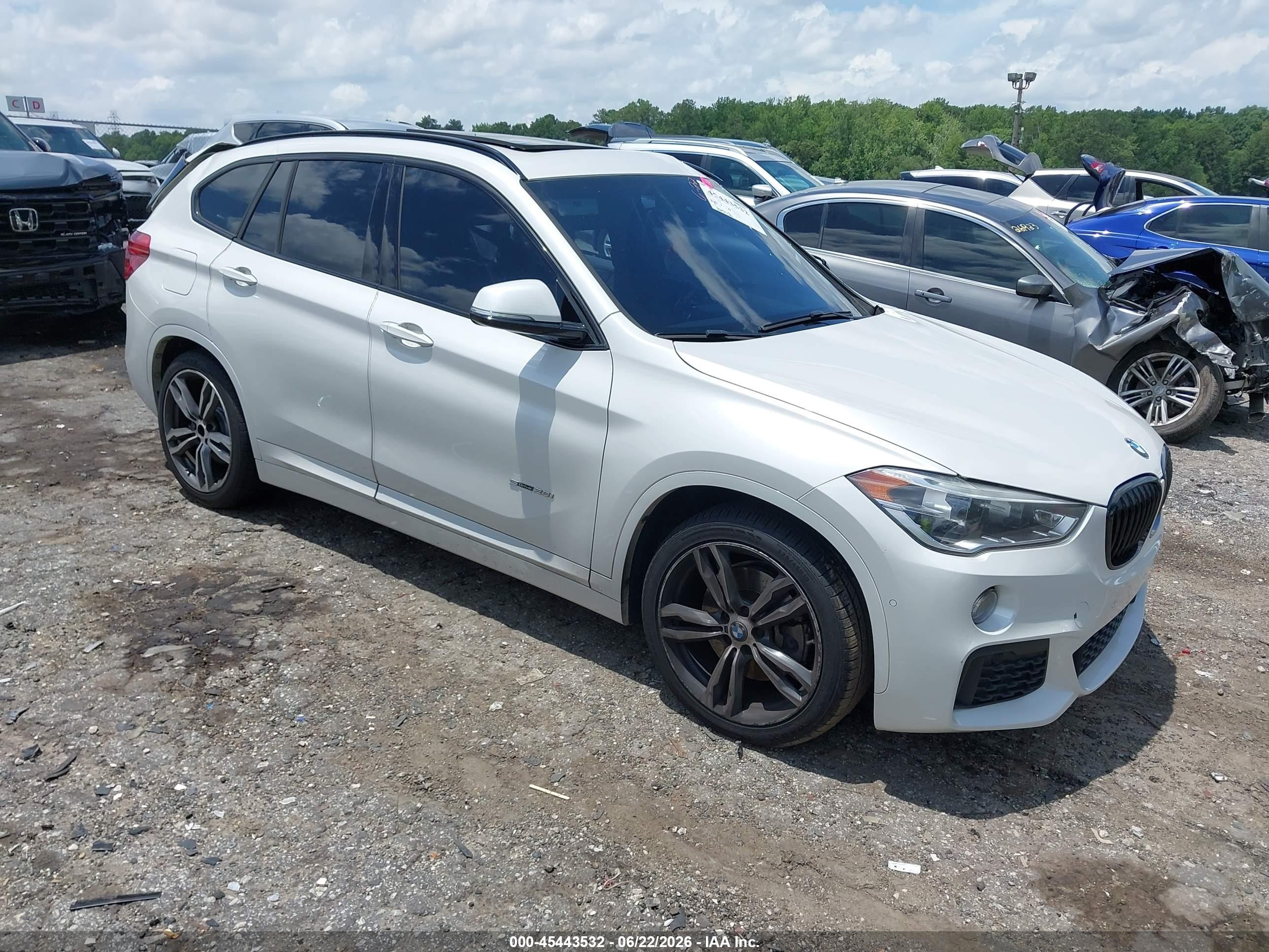 2018 BMW X1 sDrive28i, VIN WBXHU7C37J5H41987 — Roof