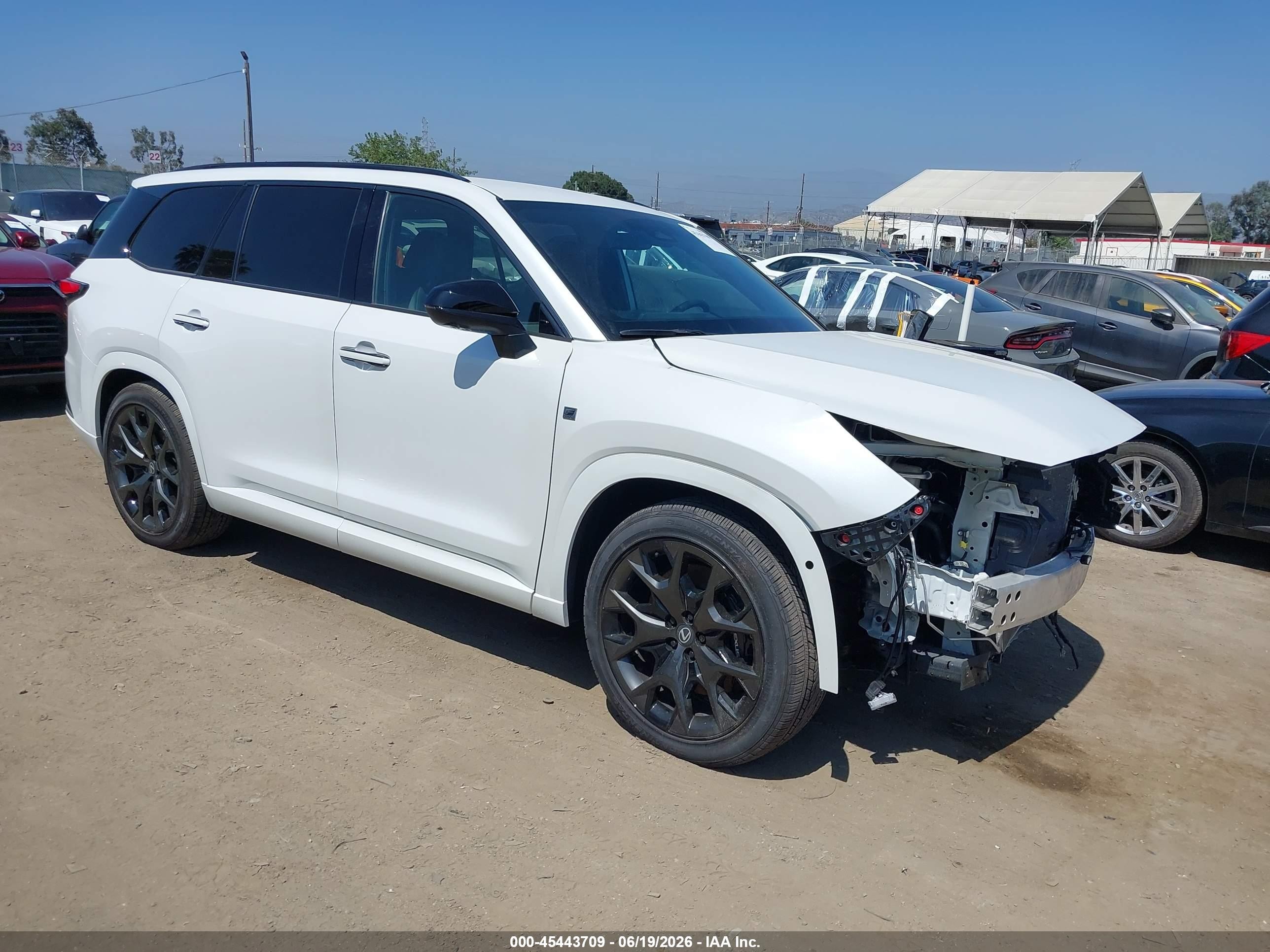 2026 Lexus TX TX 500h F SPORT Performance Premium, VIN 5TDABAB62TS019494 — Auction photo