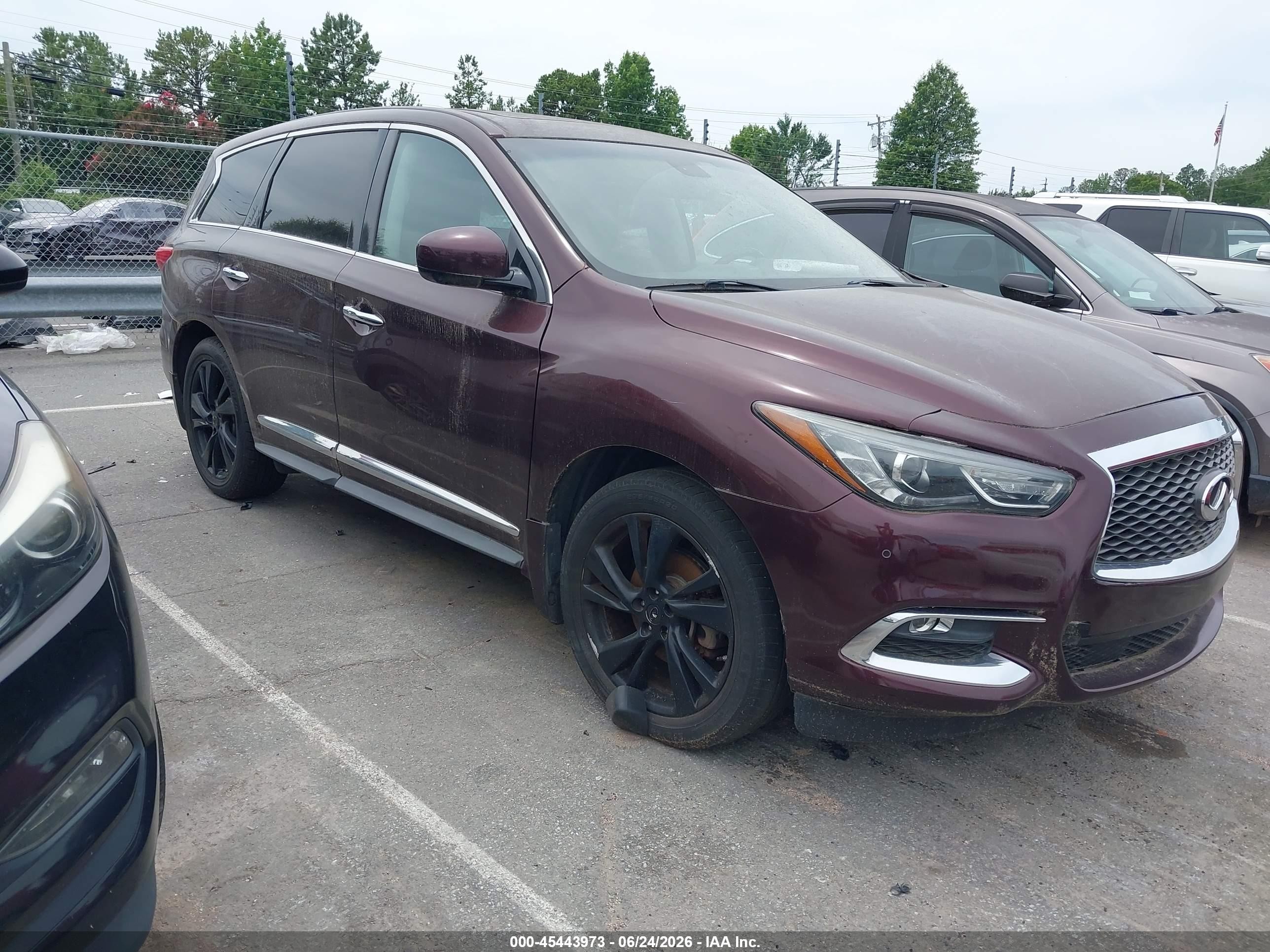 2013 Infiniti JX35, VIN 5N1AL0MM7DC304130 — Biohazard / chemical