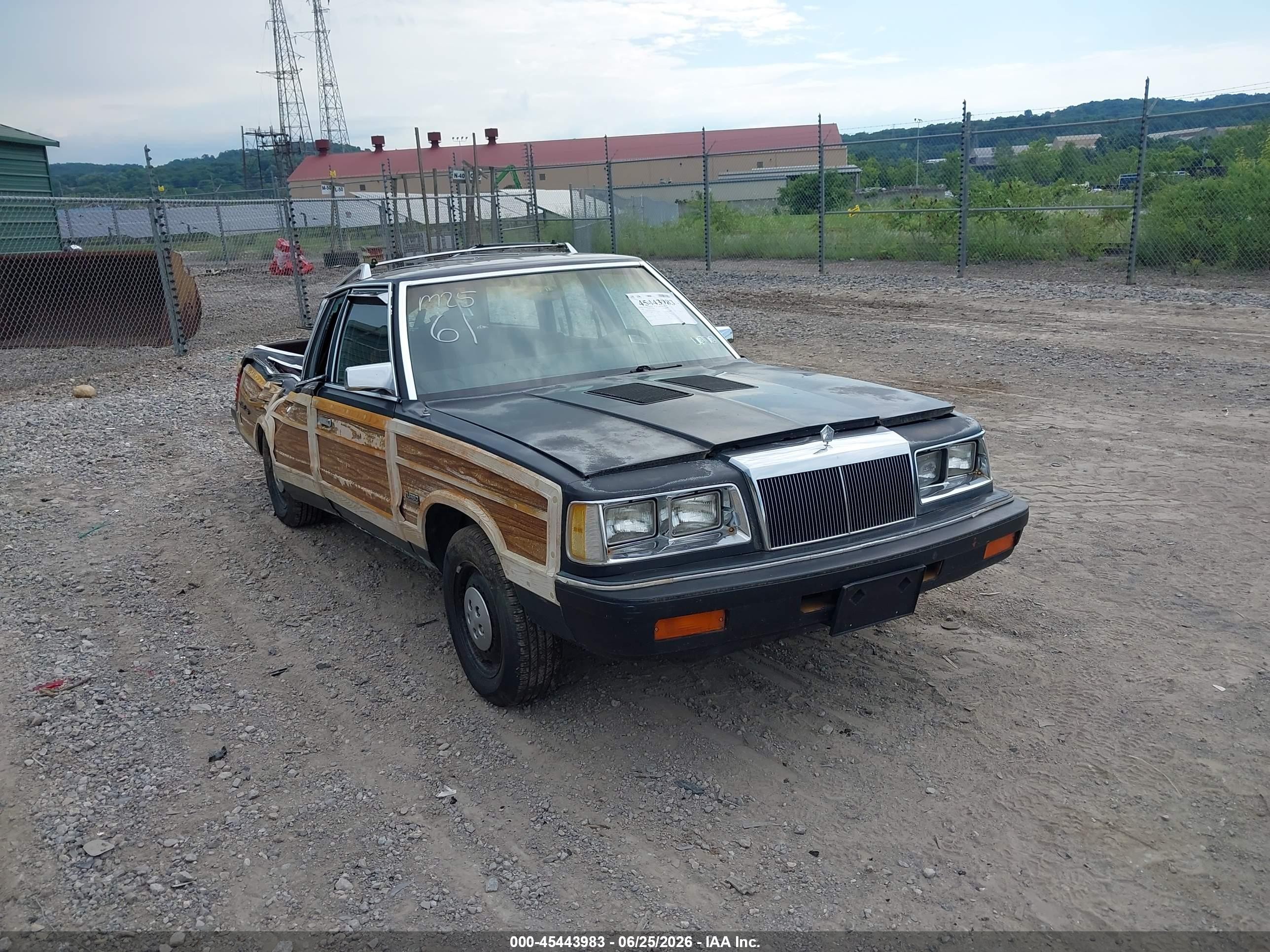 1986 Chrysler LeBaron, VIN 1C3BC59E4GF104305 — Rear end