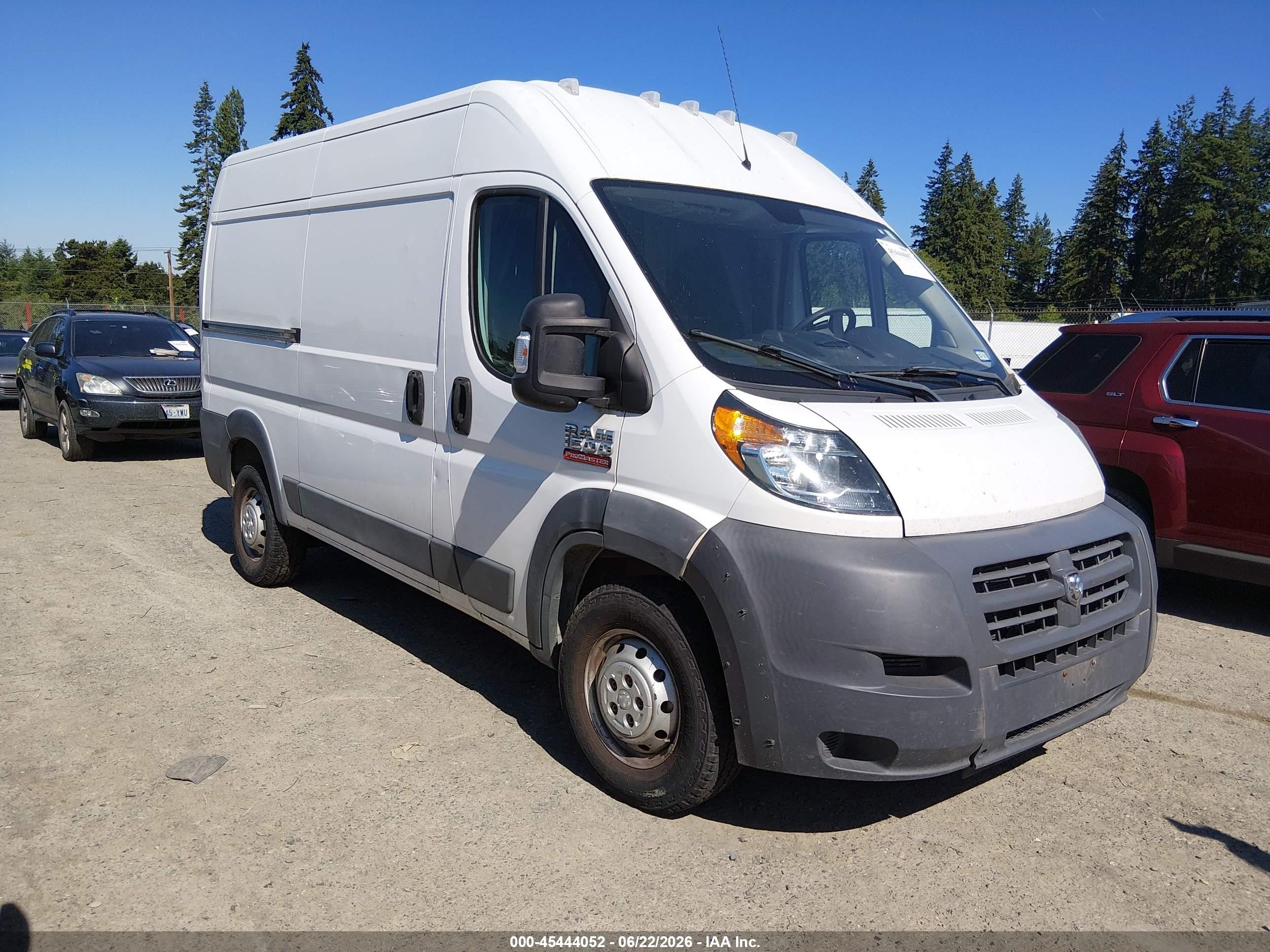 2016 Ram ProMaster Cargo, VIN 3C6TRVBG9GE131995 — Normal wear