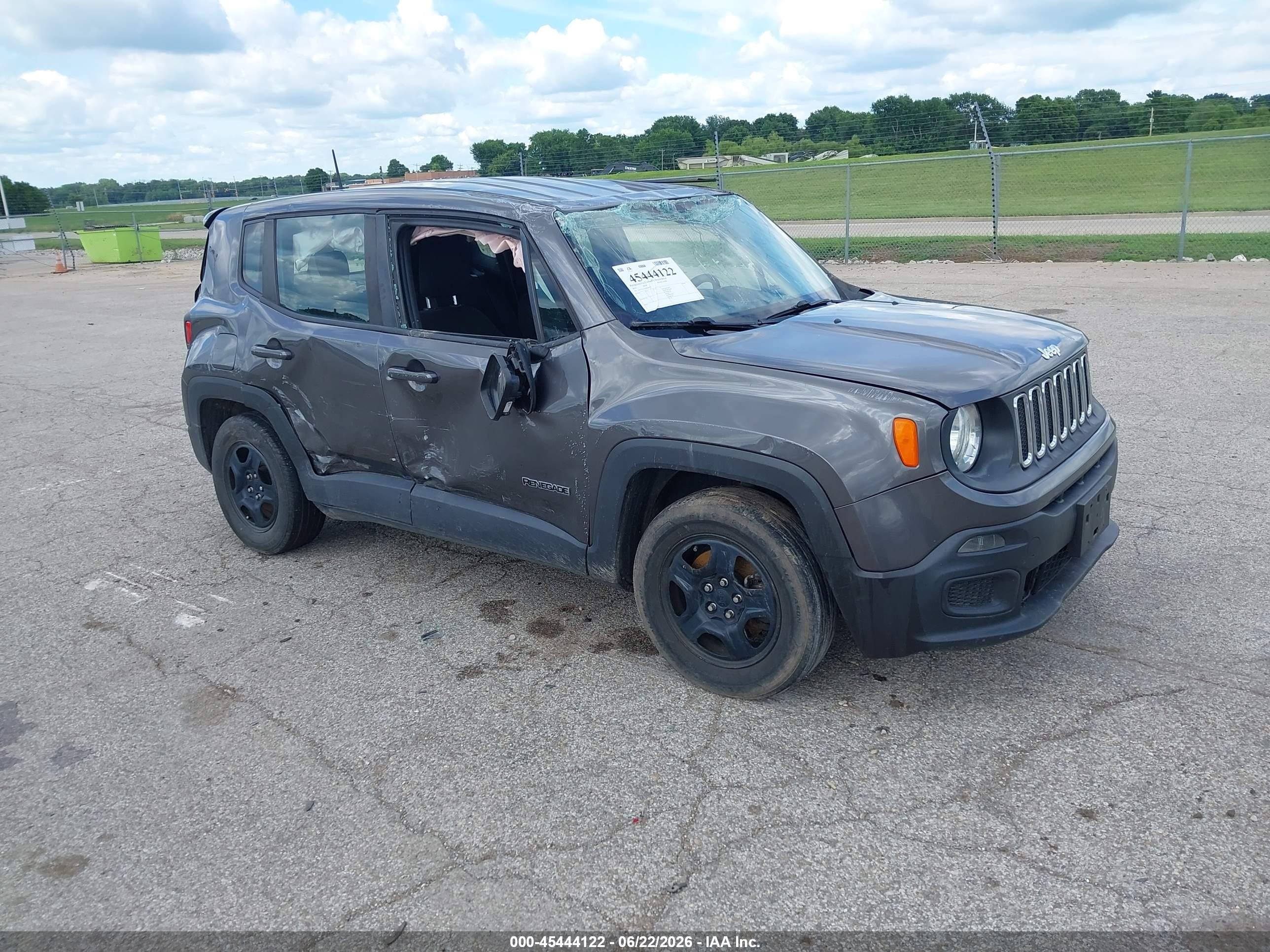 2016 Jeep Renegade Sport, VIN ZACCJAAT0GPE06776 — Rollover