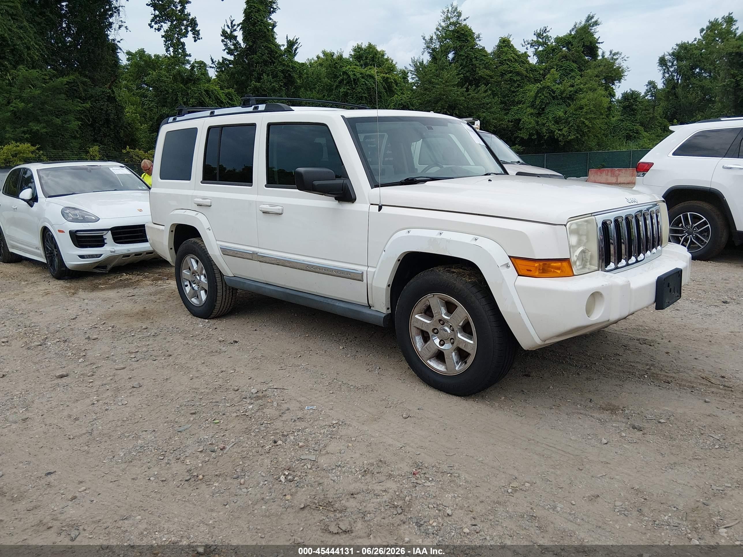 2006 Jeep Commander Limited, VIN 1J8HG58296C328003 — Фото с аукциона 1 of 5