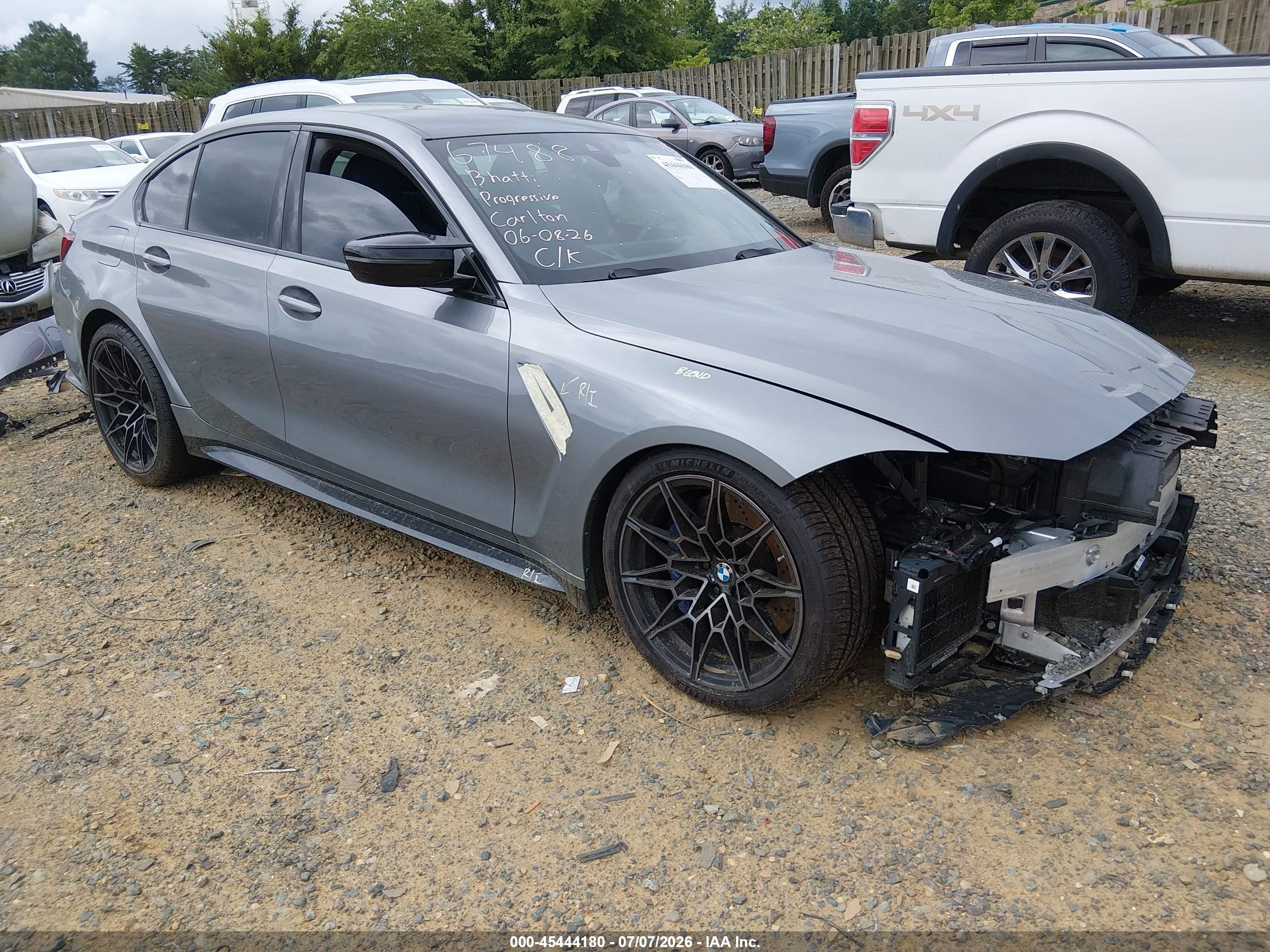 2023 BMW M3 Competition xDrive, VIN WBS43AY00PFR18060 — Front end