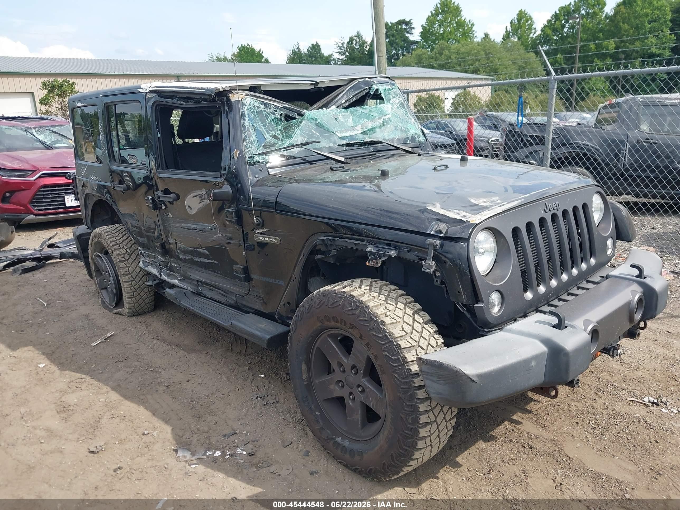 2016 Jeep Wrangler Unlimited Sport, VIN 1C4BJWDG0GL191136 — All over