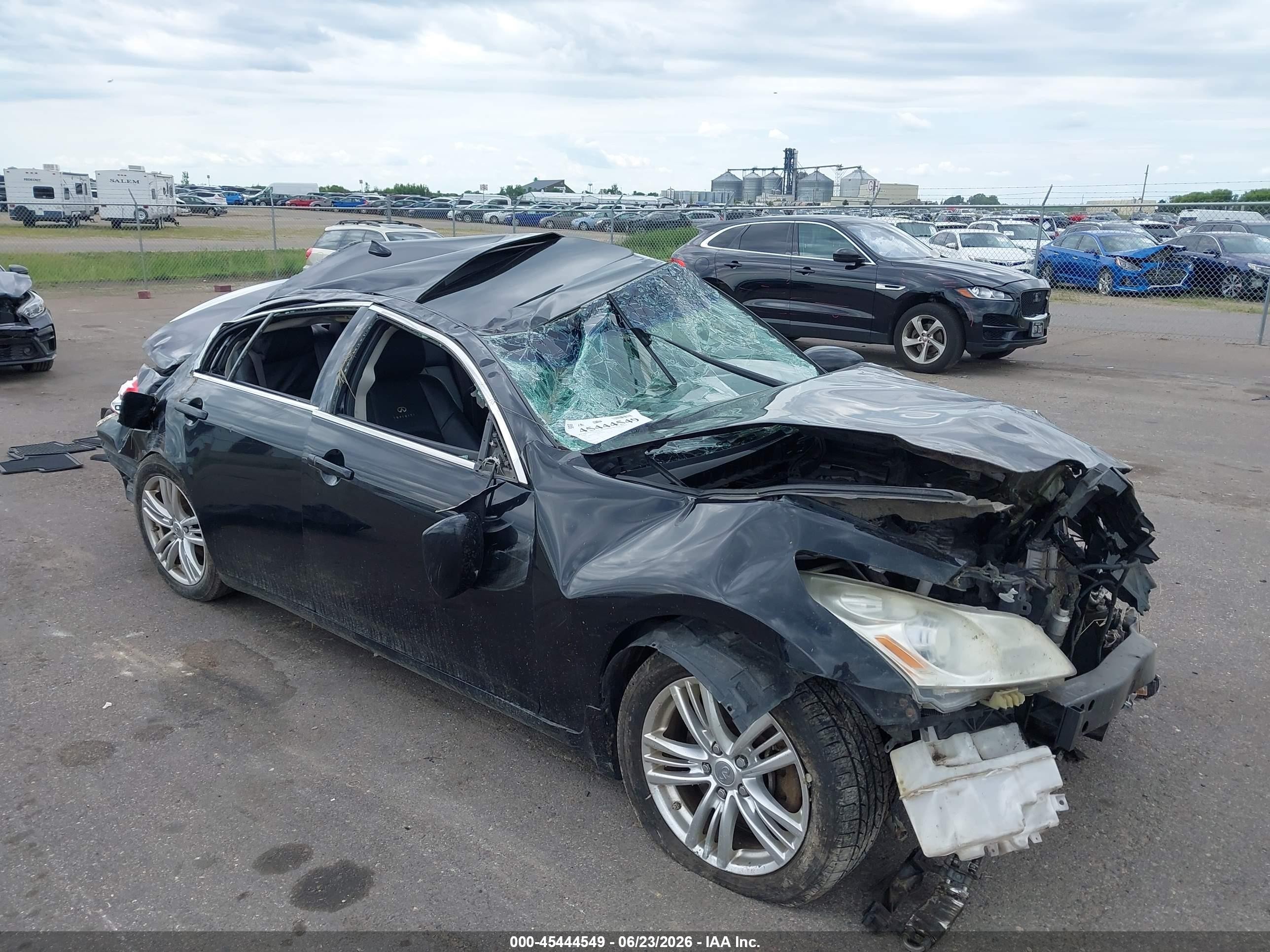 2008 Infiniti G35 x, VIN JNKBV61F58M274085 — Опрокидывание