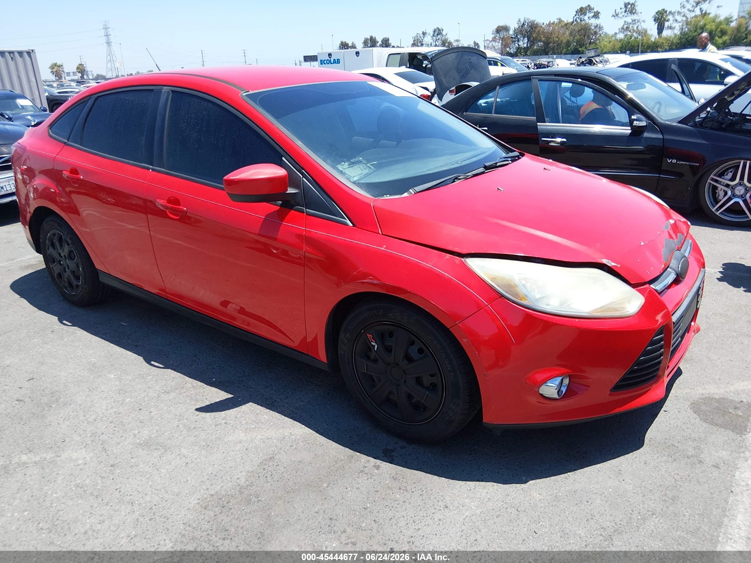 2012 Ford Focus SE, VIN 1FAHP3F28CL279070 — Not stated