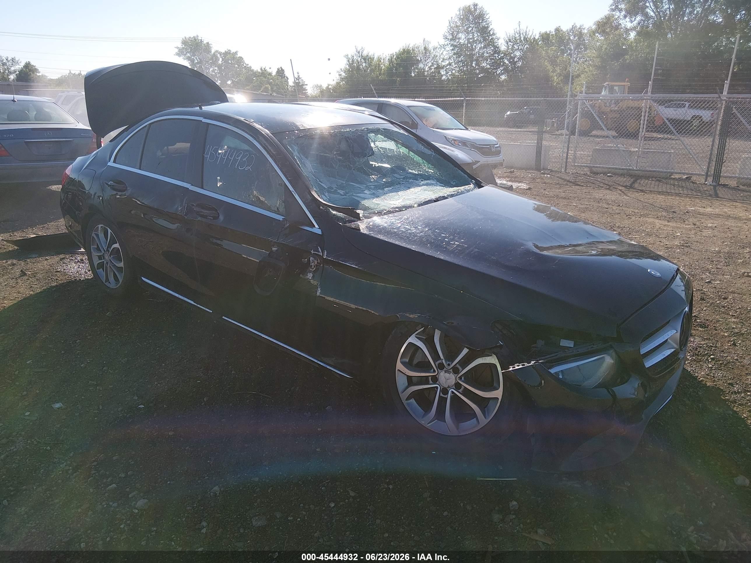 2016 Mercedes-Benz C 300 Sport, VIN 55SWF4JB5GU131581 — Rollover