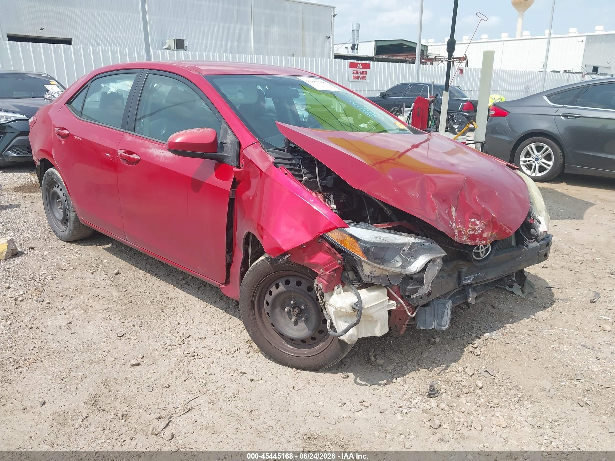 2014 Toyota Corolla S Plus, VIN 2T1BURHE2EC134331 — Front end