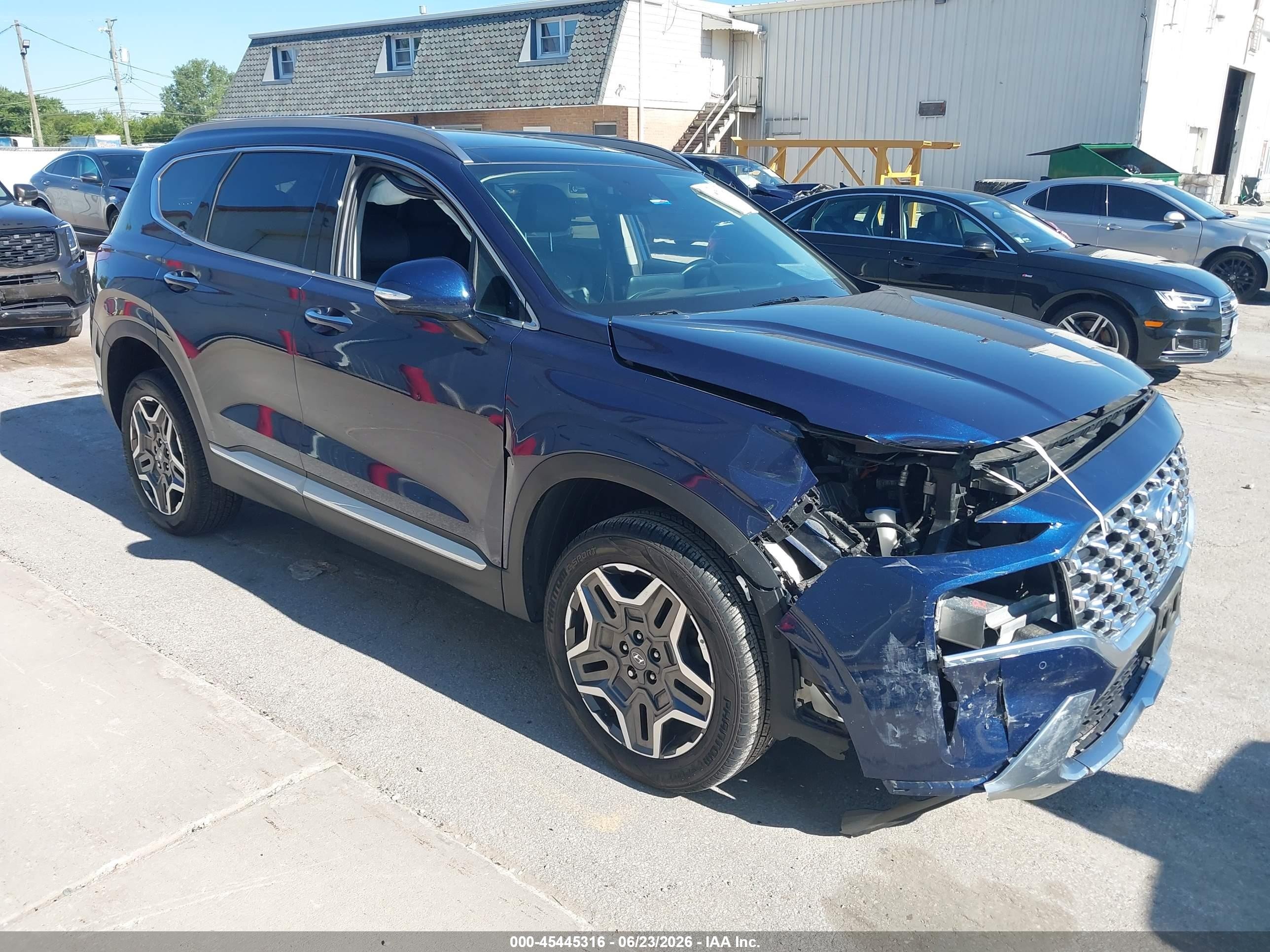 2021 Hyundai Santa Fe Limited, VIN 5NMS4DAL8MH335056 — Перед