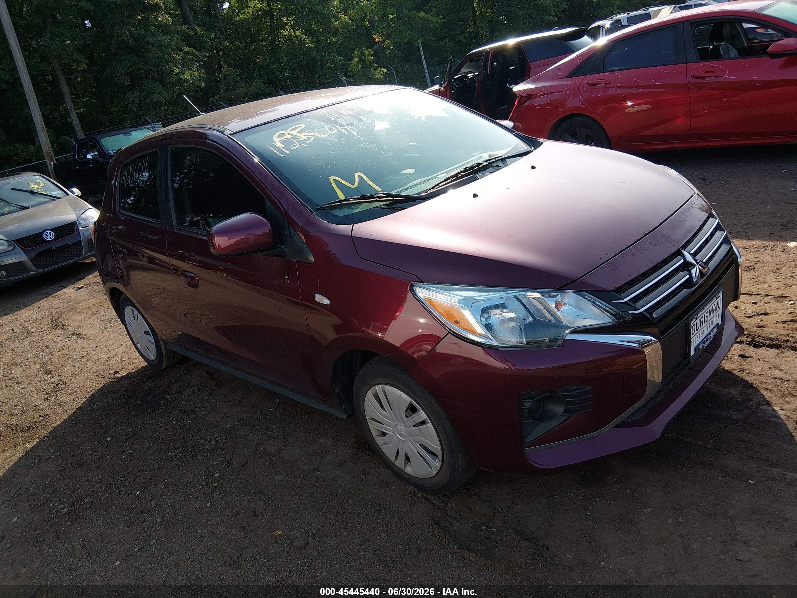 2024 Mitsubishi Mirage ES, VIN ML32AUHJ7RH010097 — Front end