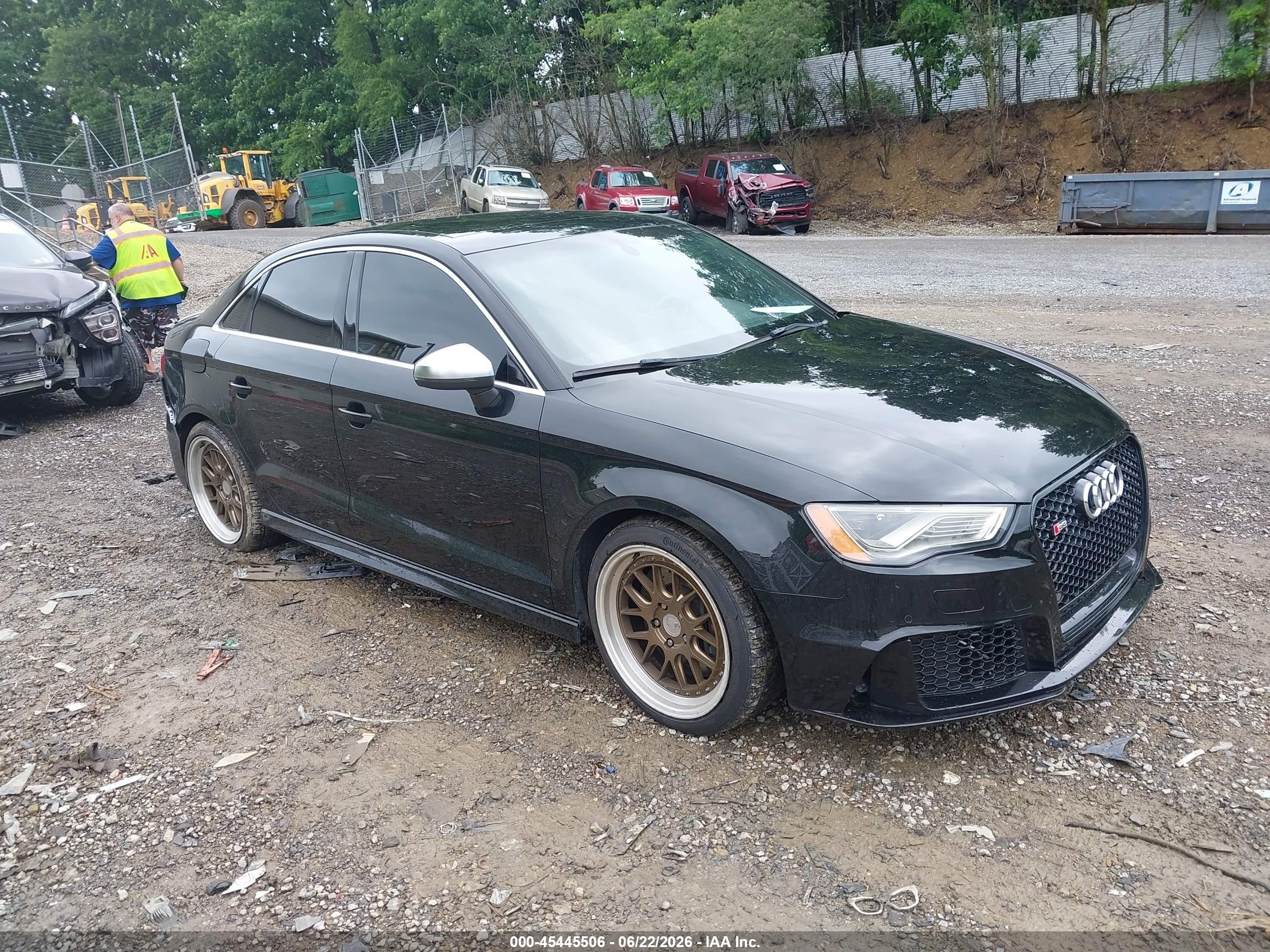 2015 Audi S3 Prestige, VIN WAUFFGFF2F1082312 — Rear end