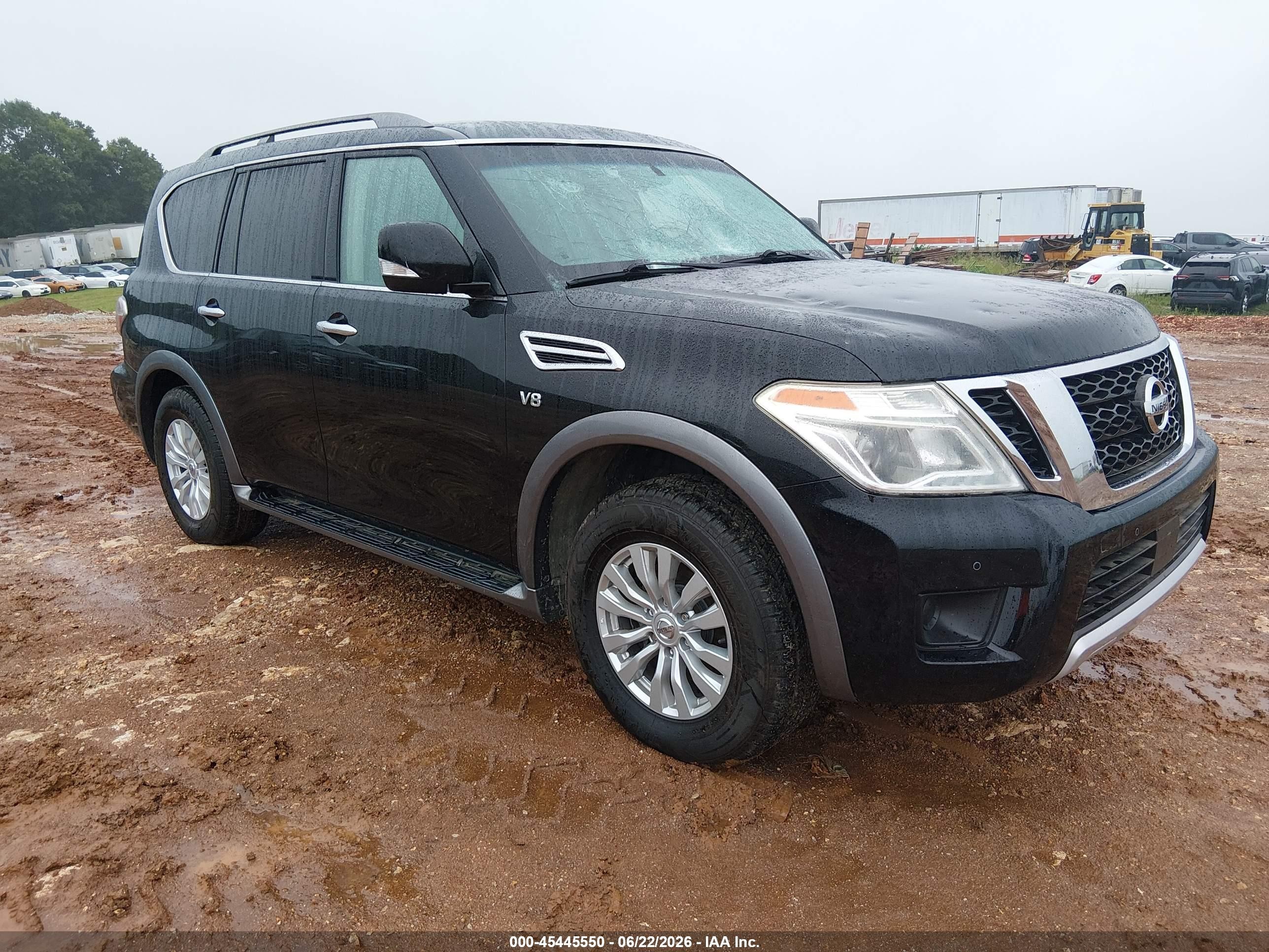 2017 Nissan Armada SV, VIN JN8AY2ND6H9003517 — Hail