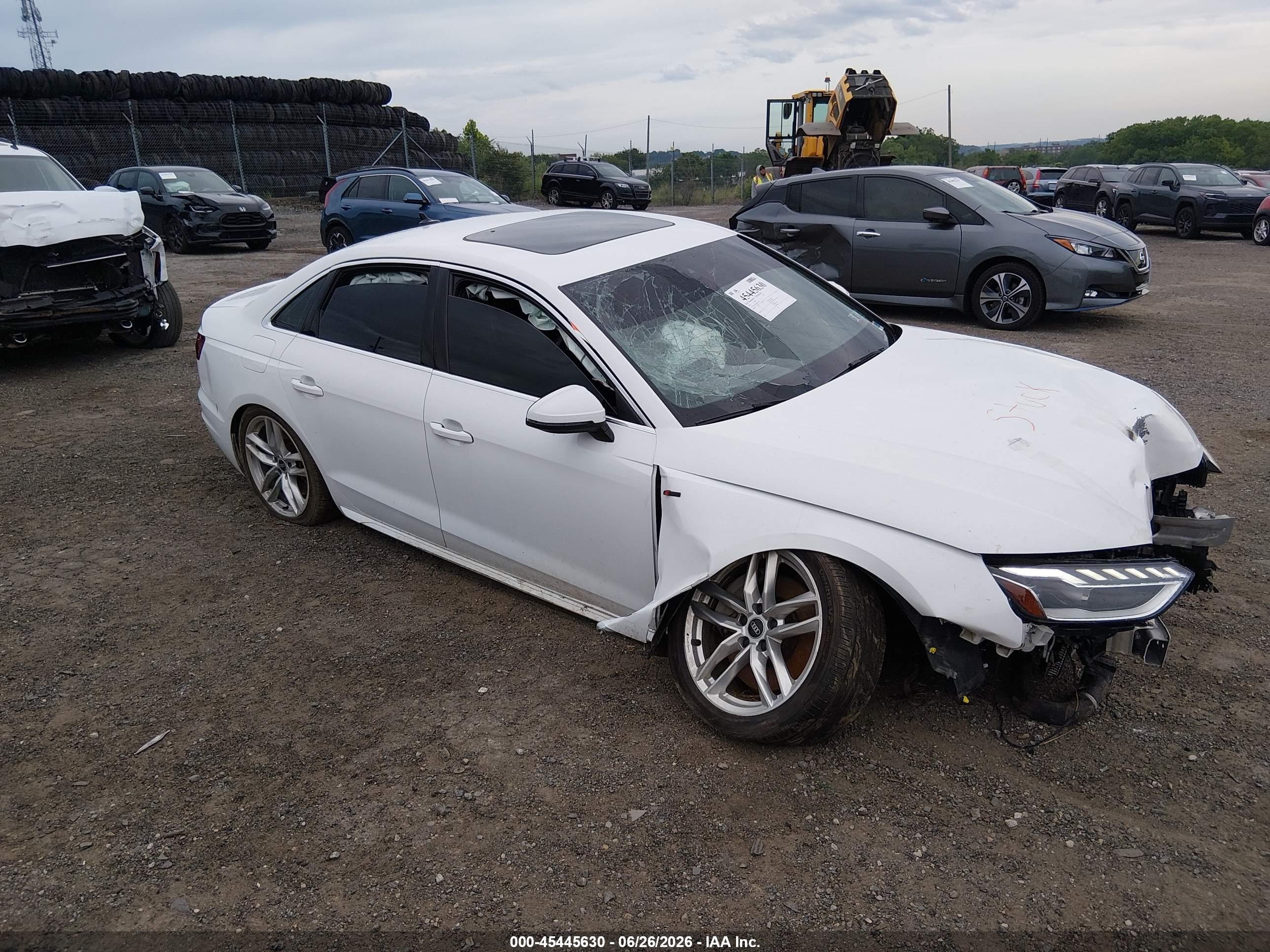 2023 Audi A4 S line Premium Plus, VIN WAUEAAF46PN011100 — Front end