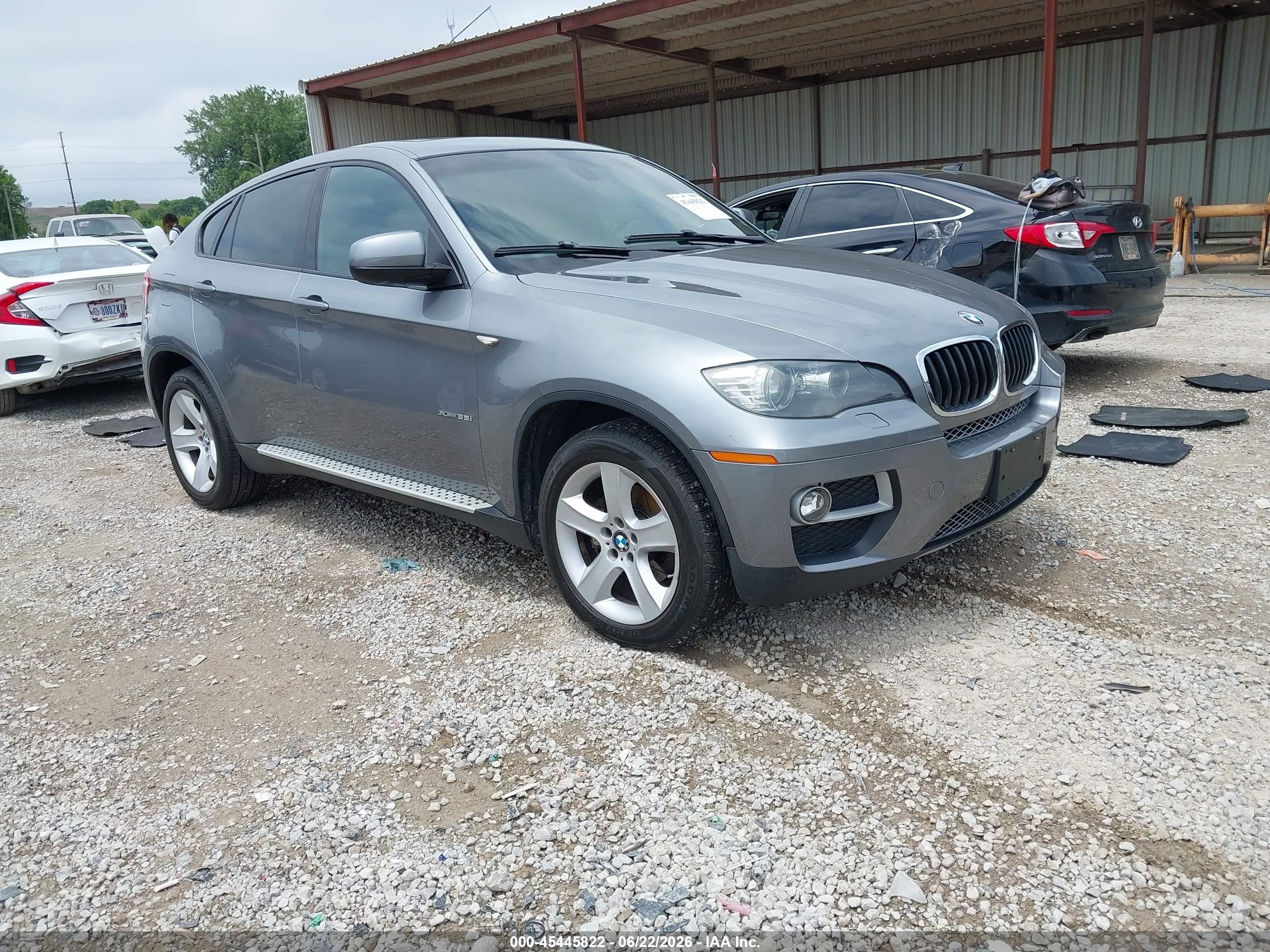 2014 BMW X6 xDrive35i, VIN 5UXFG2C51E0C44483 — Interior fire