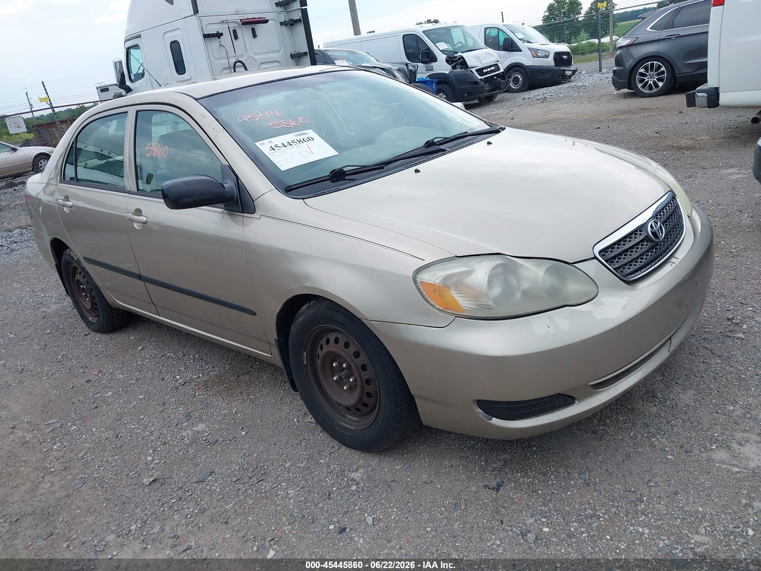 2007 Toyota Corolla CE, VIN 2T1BR32E77C763643 — Normal wear
