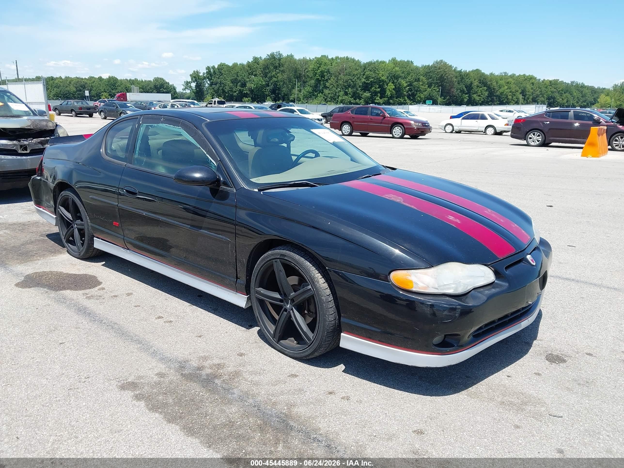 2003 Chevrolet Monte Carlo SS, VIN 2G1WX12KX39446086 — Rear end