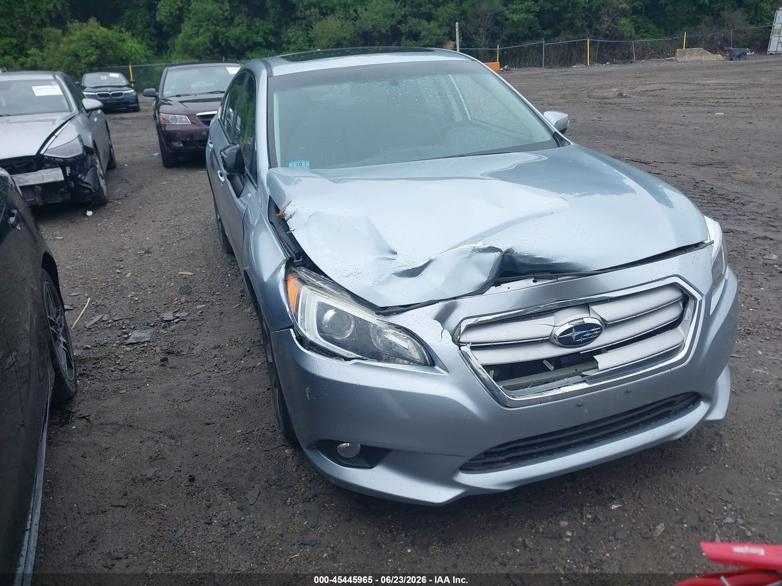 2017 Subaru Legacy Limited, VIN 4S3BNAK60H3045290 — Front end
