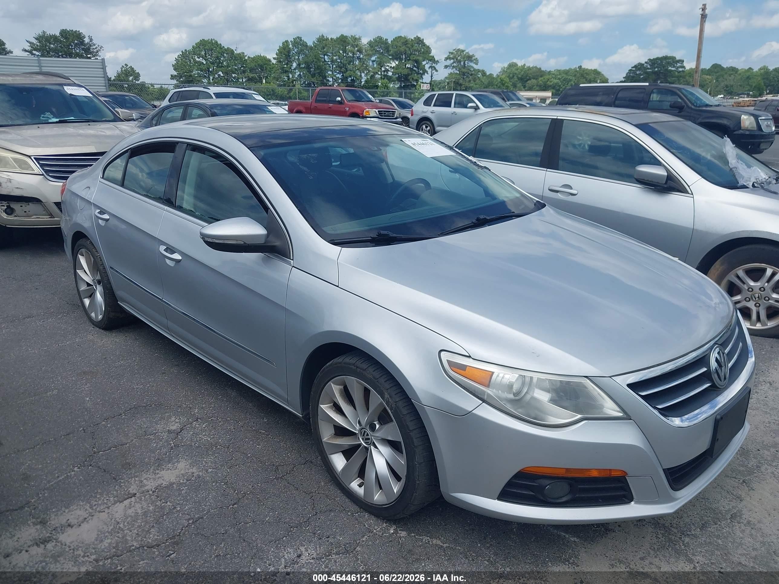 2011 Volkswagen CC Lux, VIN WVWHN7AN9BE733838 — Repossession