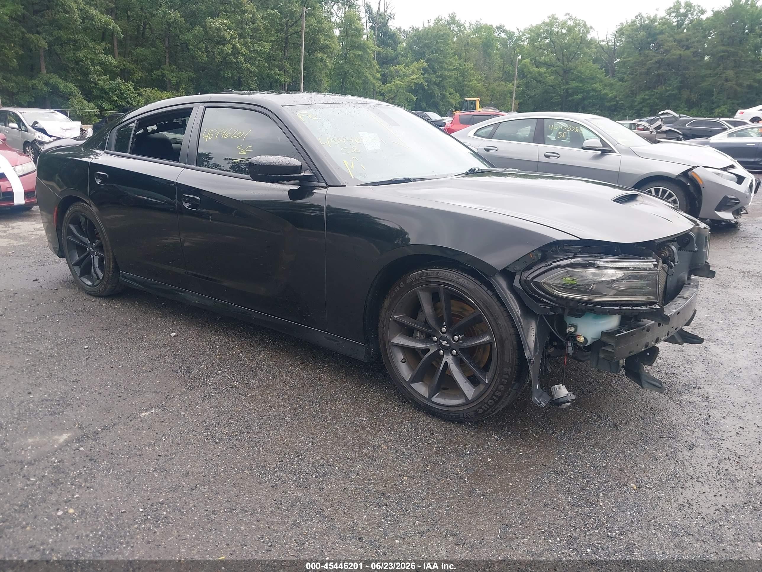 2021 Dodge Charger GT, VIN 2C3CDXHG1MH640218 — Front end