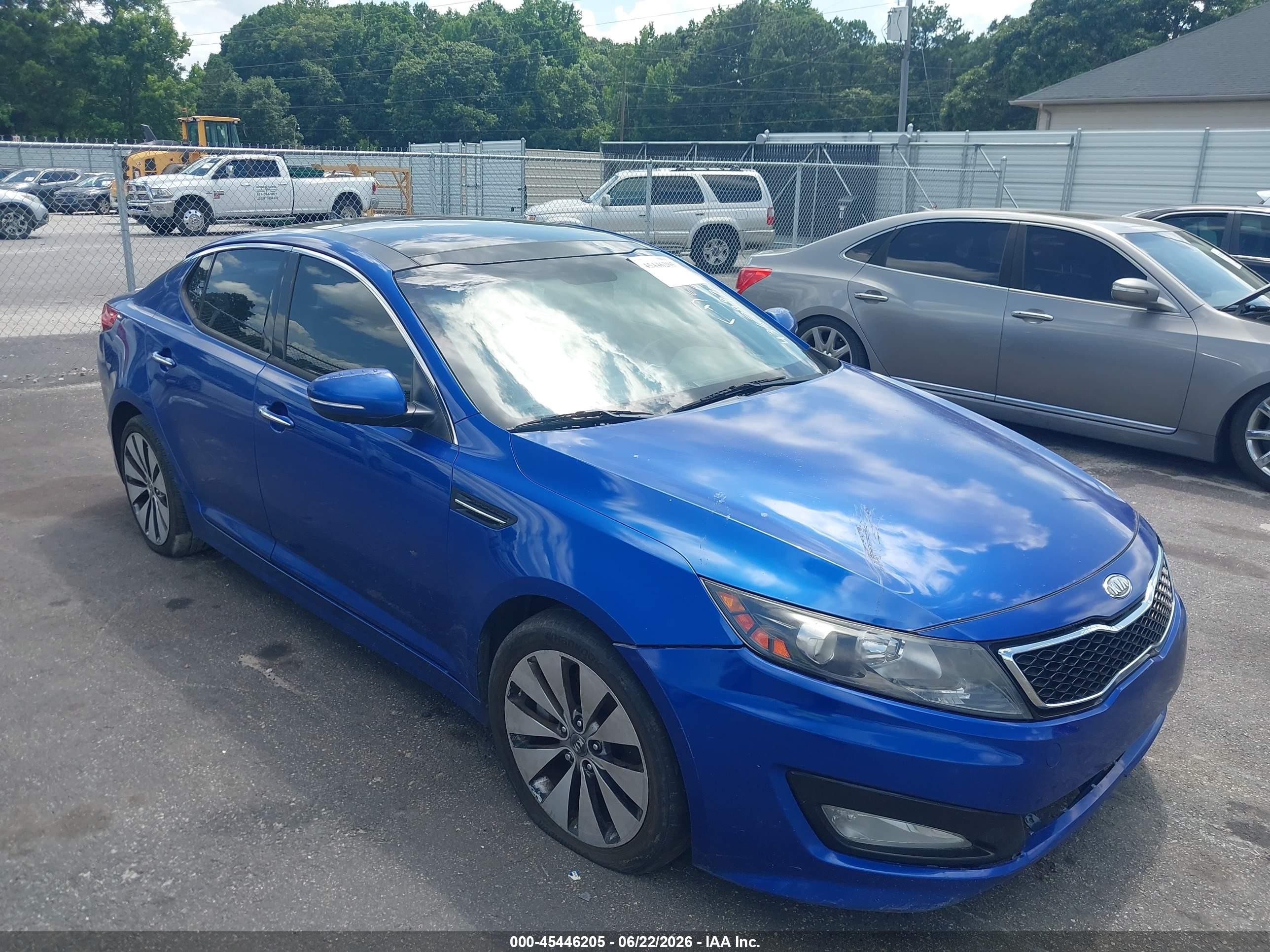 2011 Kia Optima SX, VIN KNAGR4A62B5151214 — Repossession