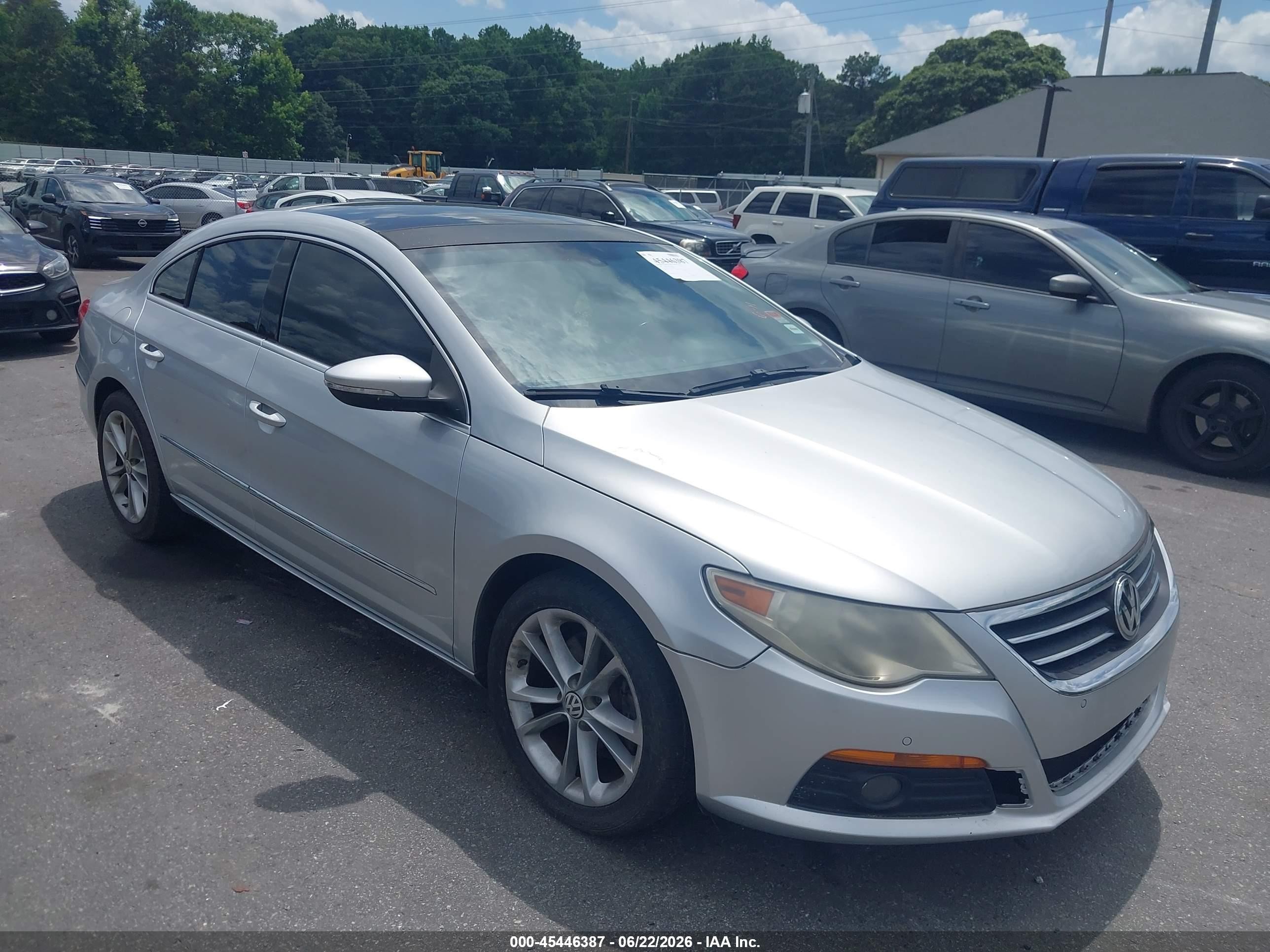 2009 Volkswagen CC Luxury, VIN WVWHL73C19E547786 — Repossession