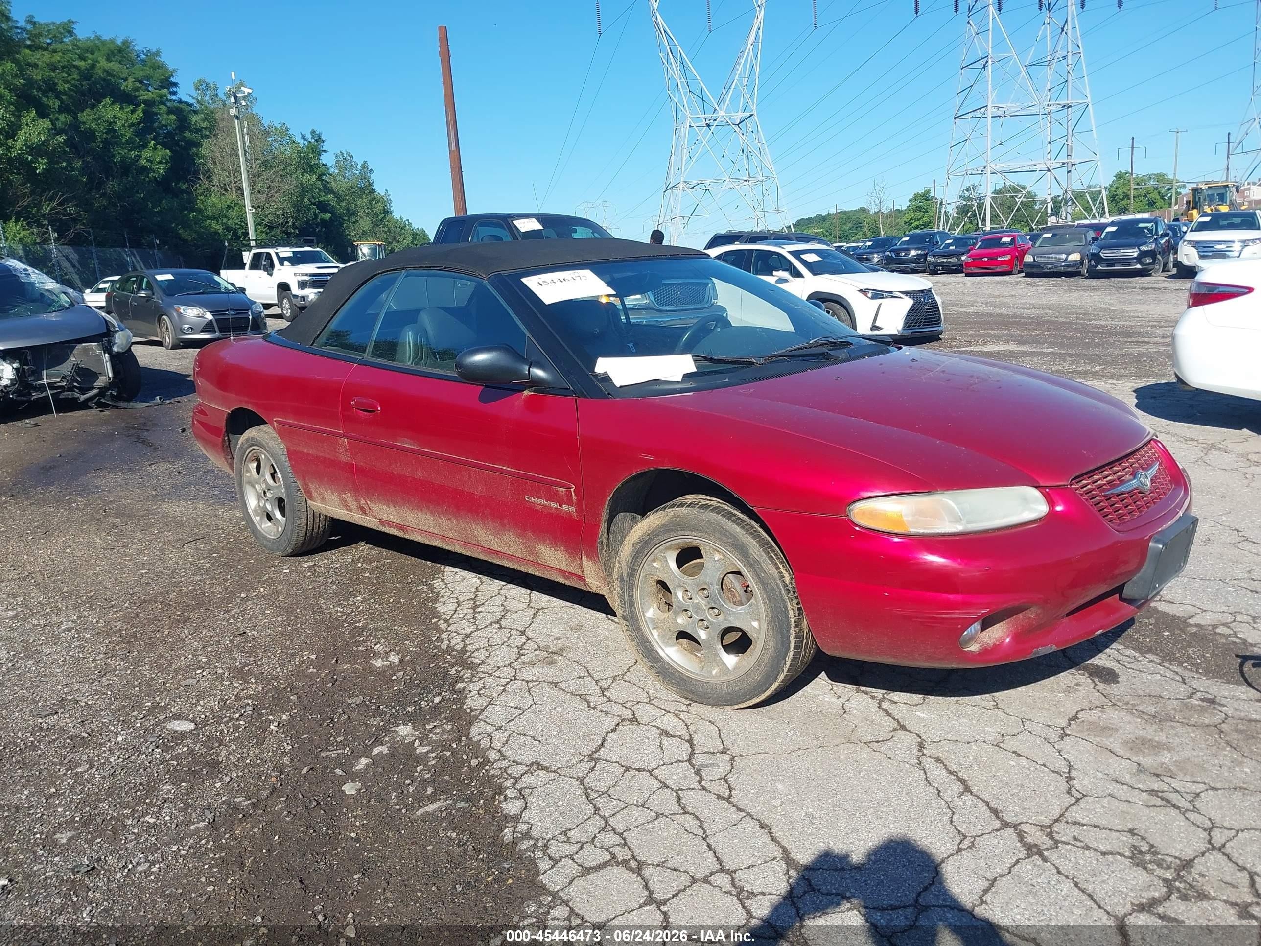 2000 Chrysler Sebring JXi, VIN 3C3EL55HXYT248039 — Normal wear
