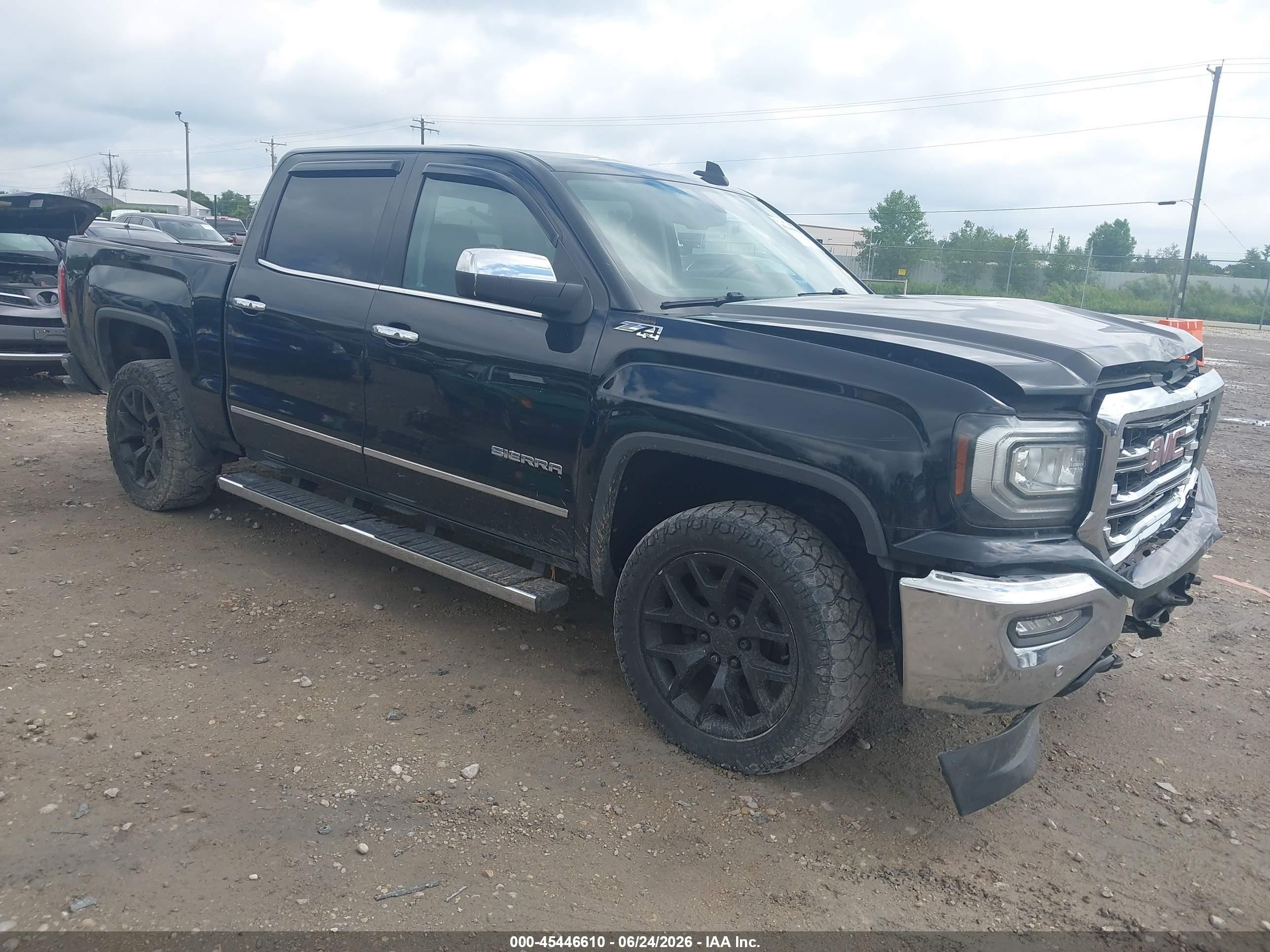 2018 GMC Sierra 1500 SLT, VIN 3GTU2NEC8JG226098 — Front end