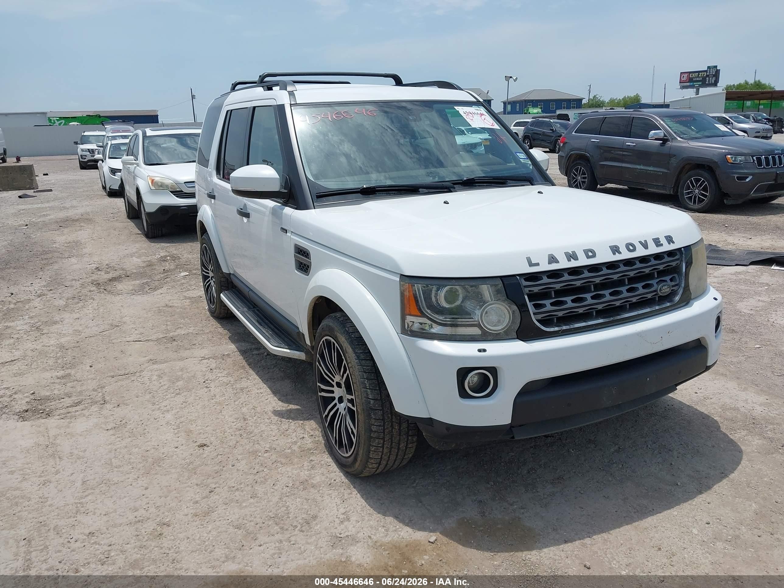 2015 Land Rover LR4 HSE, VIN SALAG2V61FA748230 — Hail