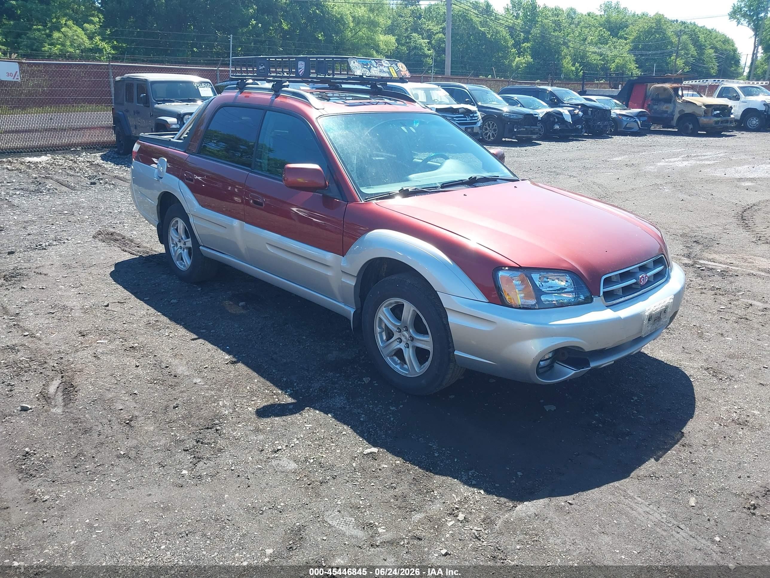 2003 Subaru Baja, VIN 4S4BT61CX37101128 — Undercarriage