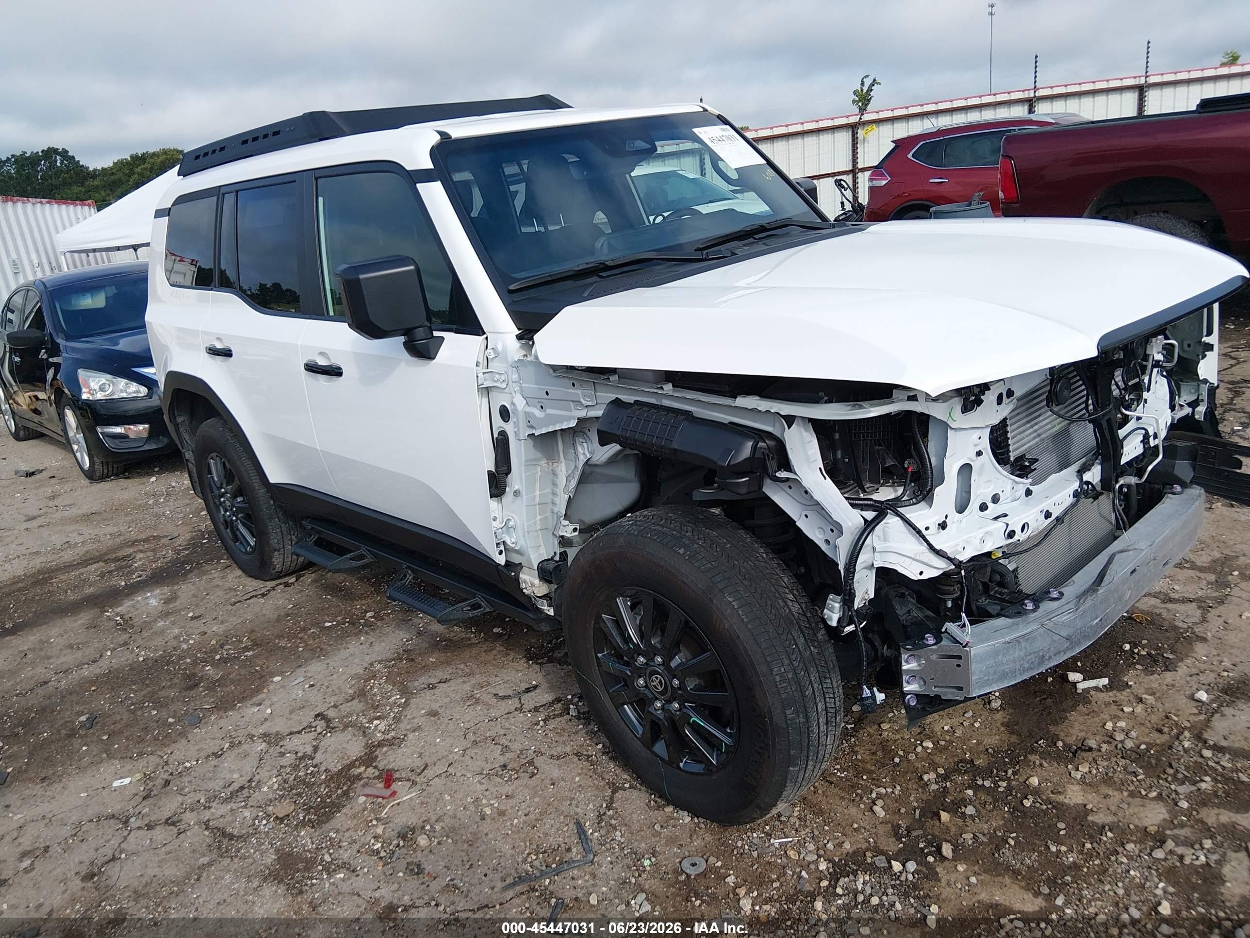 2025 Toyota Land Cruiser 1958 Edition, VIN JTEABFAJ6SK036044 — Front end