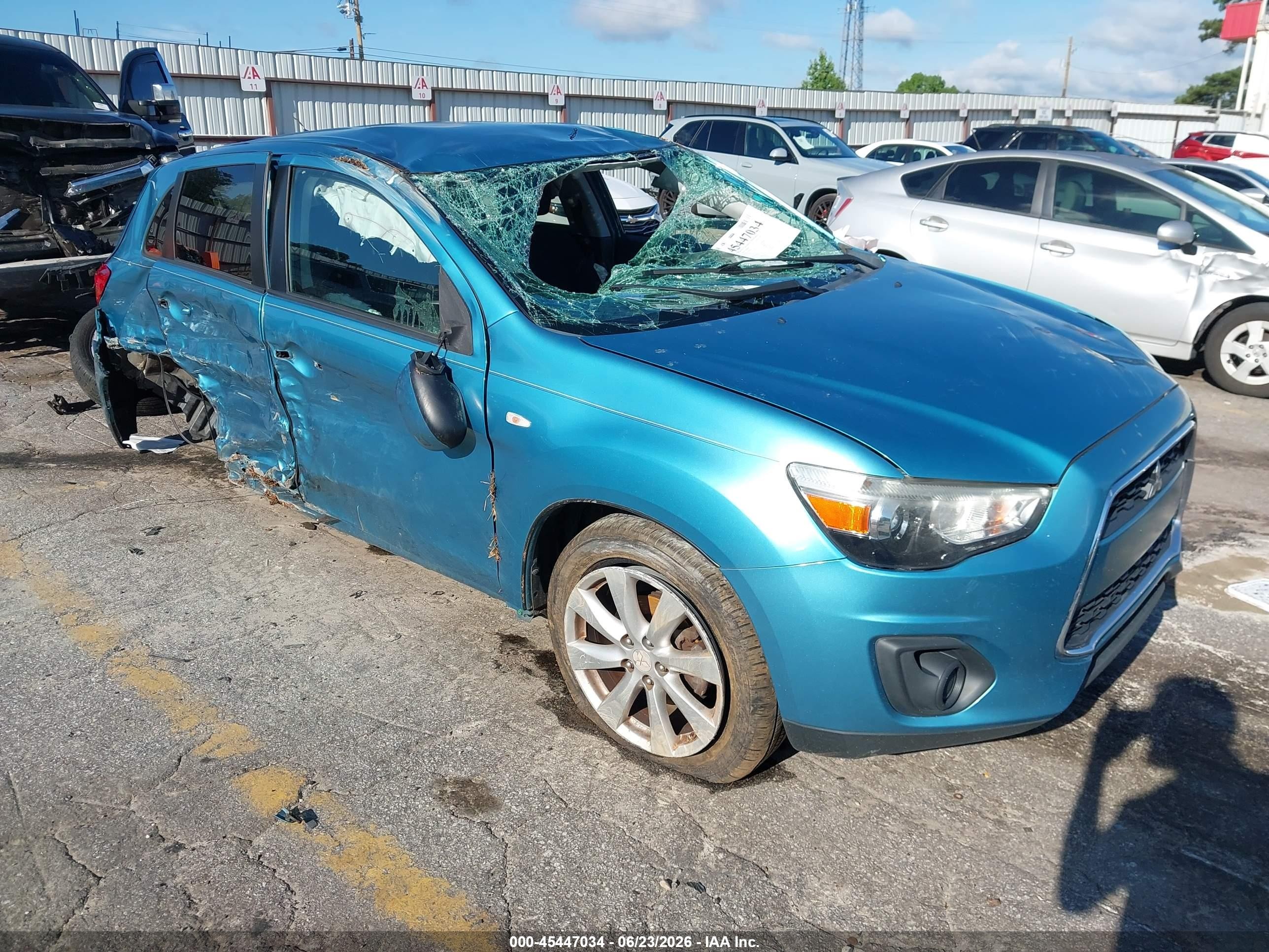2014 Mitsubishi Outlander ES, VIN 4A4AP3AU3EE006509 — All over