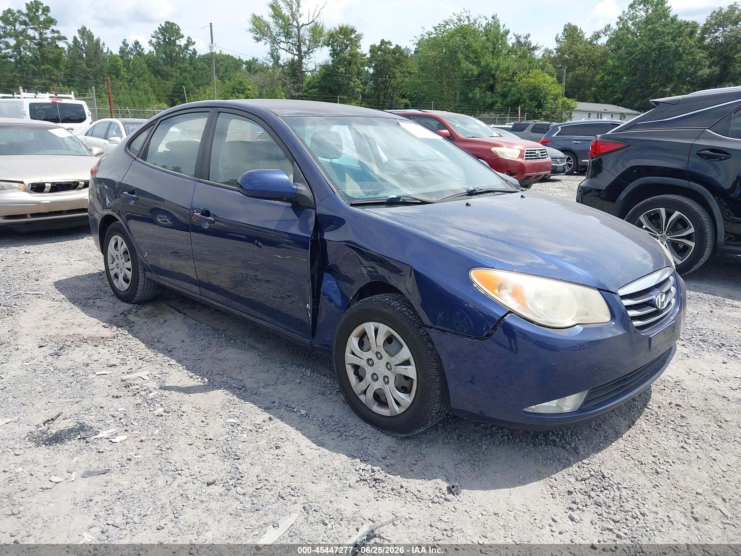 2010 Hyundai Elantra GLS, VIN KMHDU4AD2AU132312 — Front end