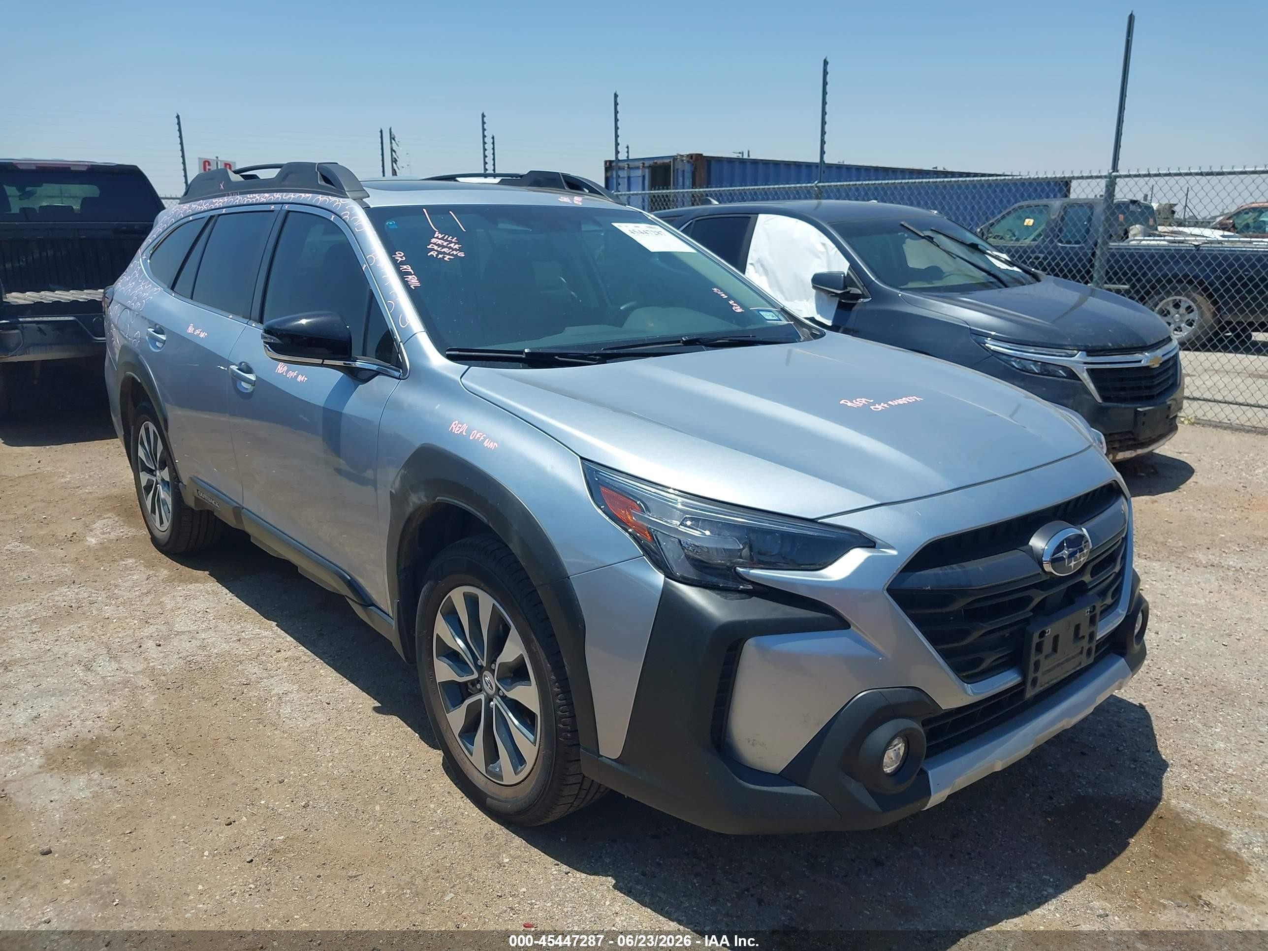 2023 Subaru Outback Limited, VIN 4S4BTANC9P3138455 — Hail